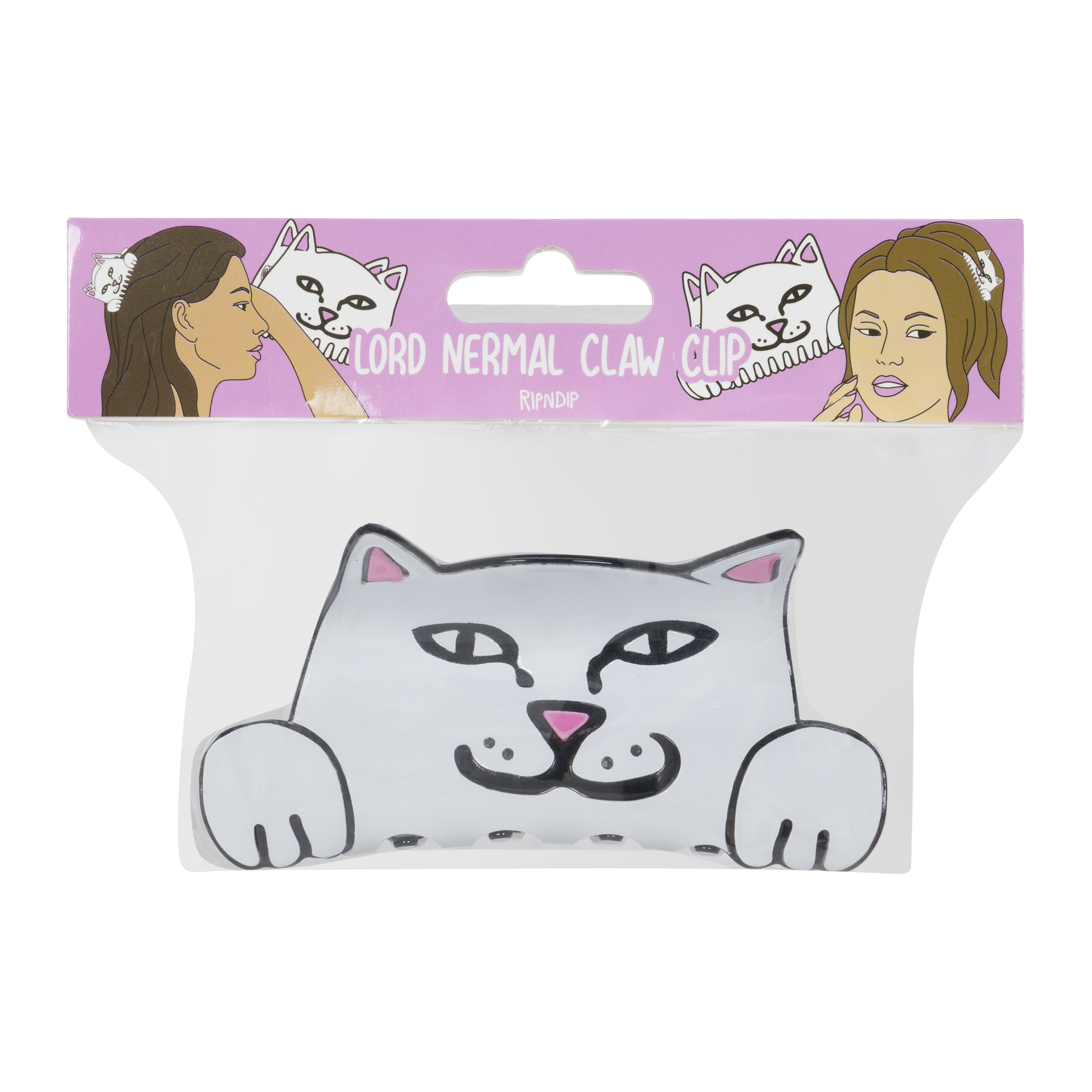 RIPNDIP Lord Nermal Hair Clip (White)