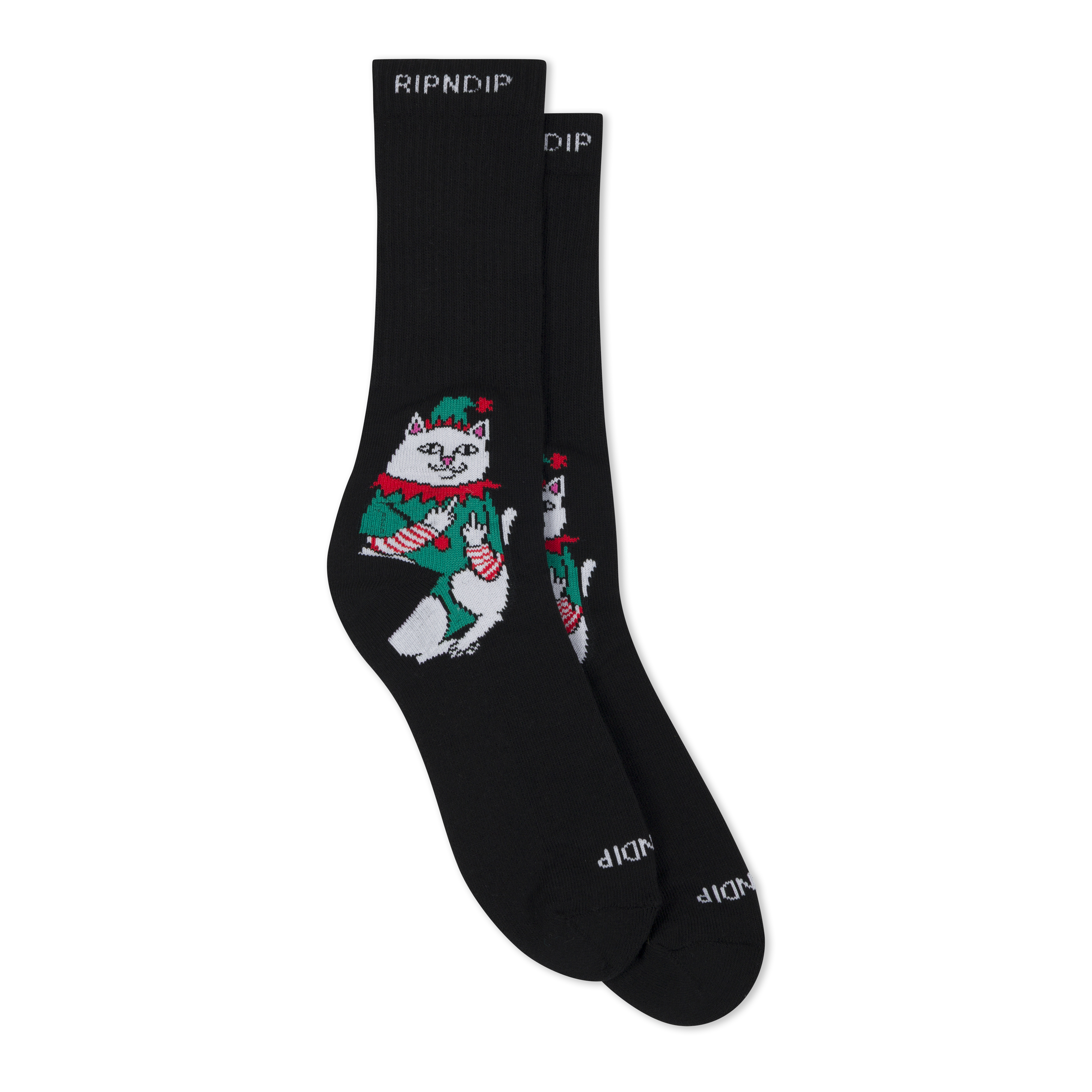RIPNDIP Nermal Elf Socks (Black)