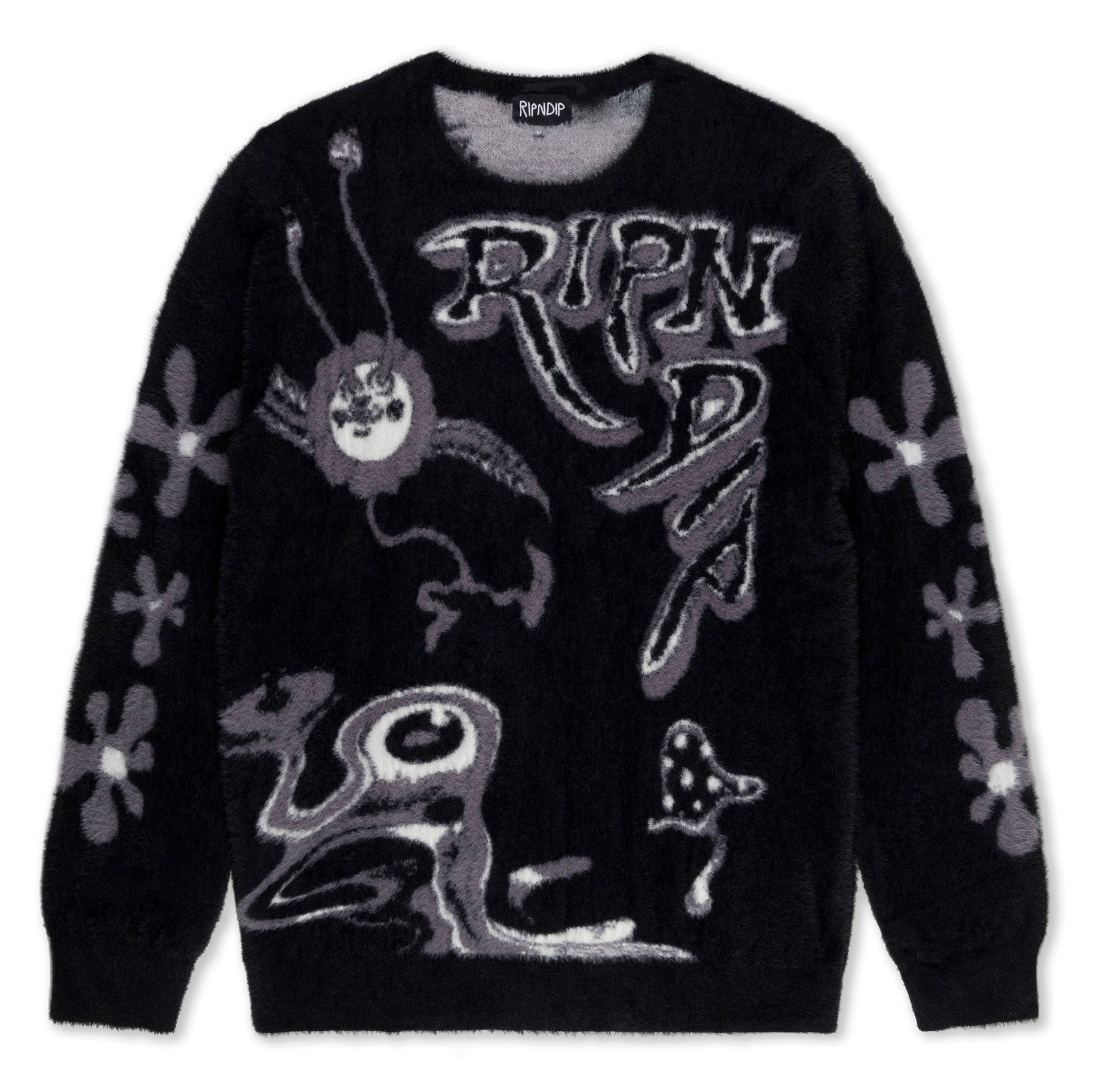 Space Walk Mohair Sweater (Black)