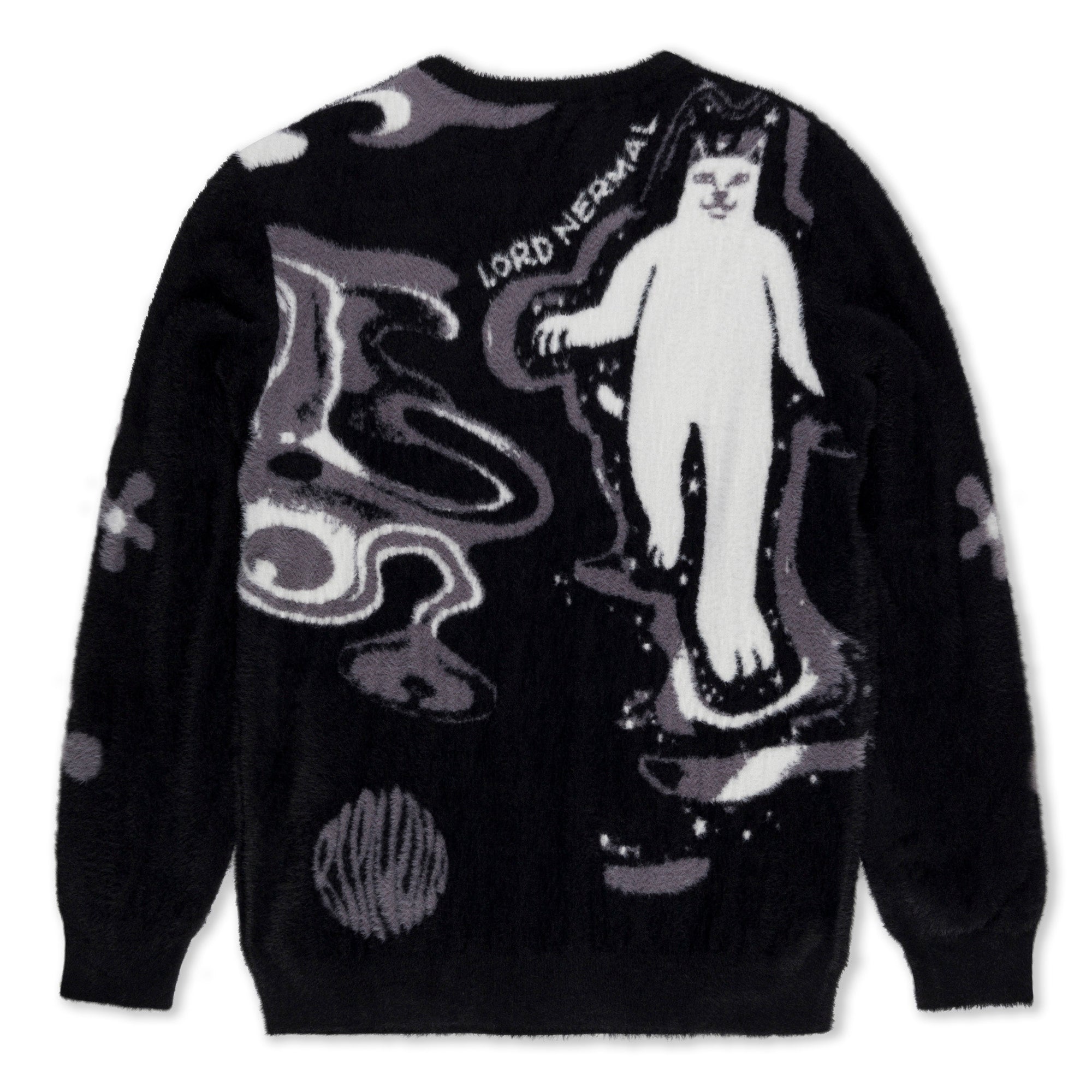 Space Walk Mohair Sweater (Black)