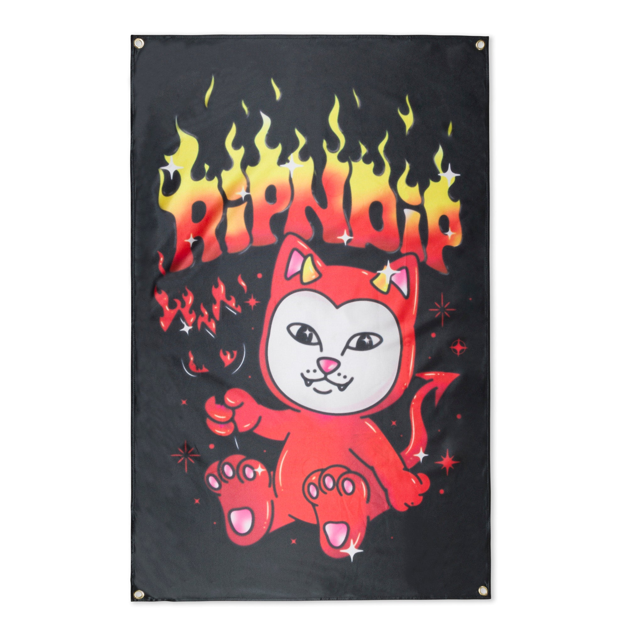 Scary Cute Wall Banner (Black)