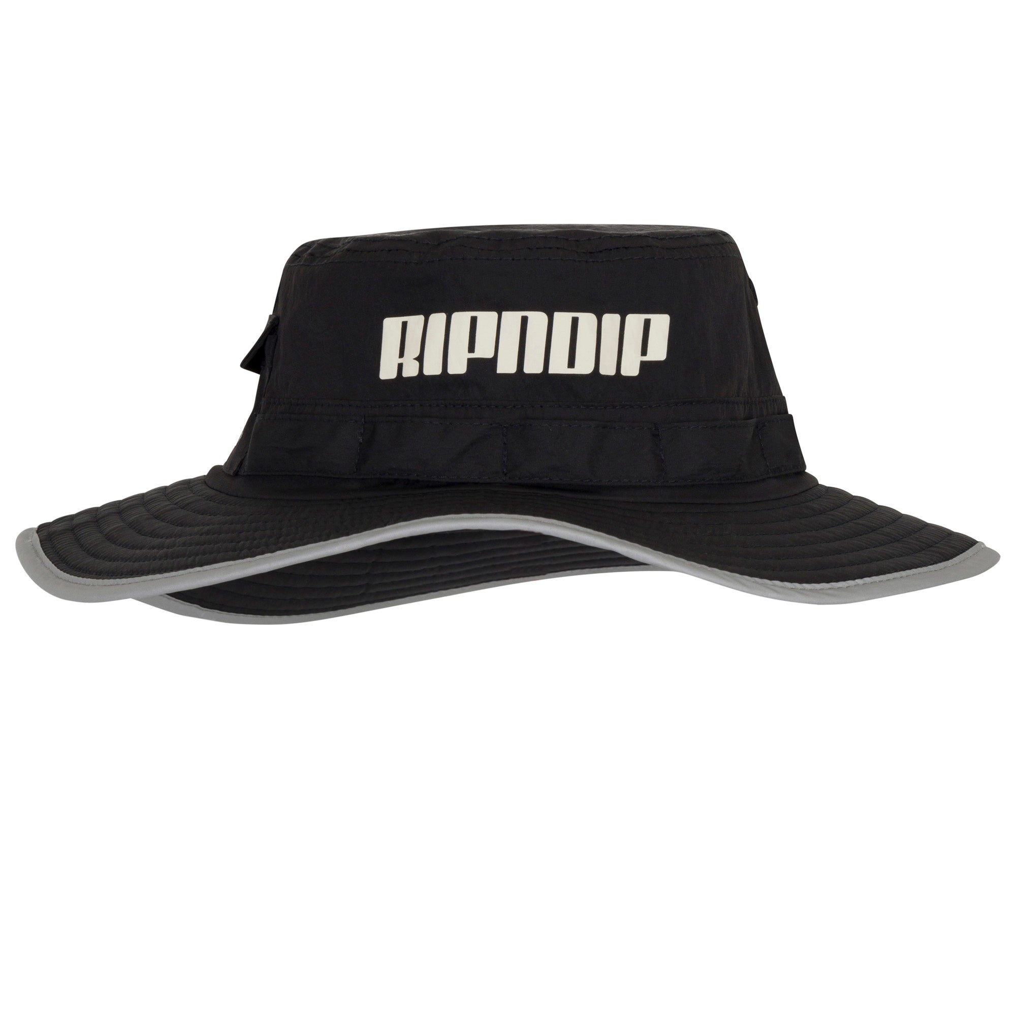 Ripndip FC Boonie Hat (Black/Light Blue)