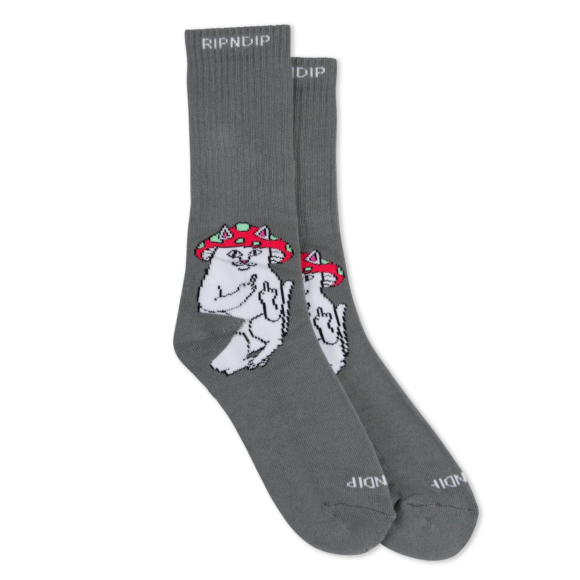 Lord Shroomy Socks (Charcoal)