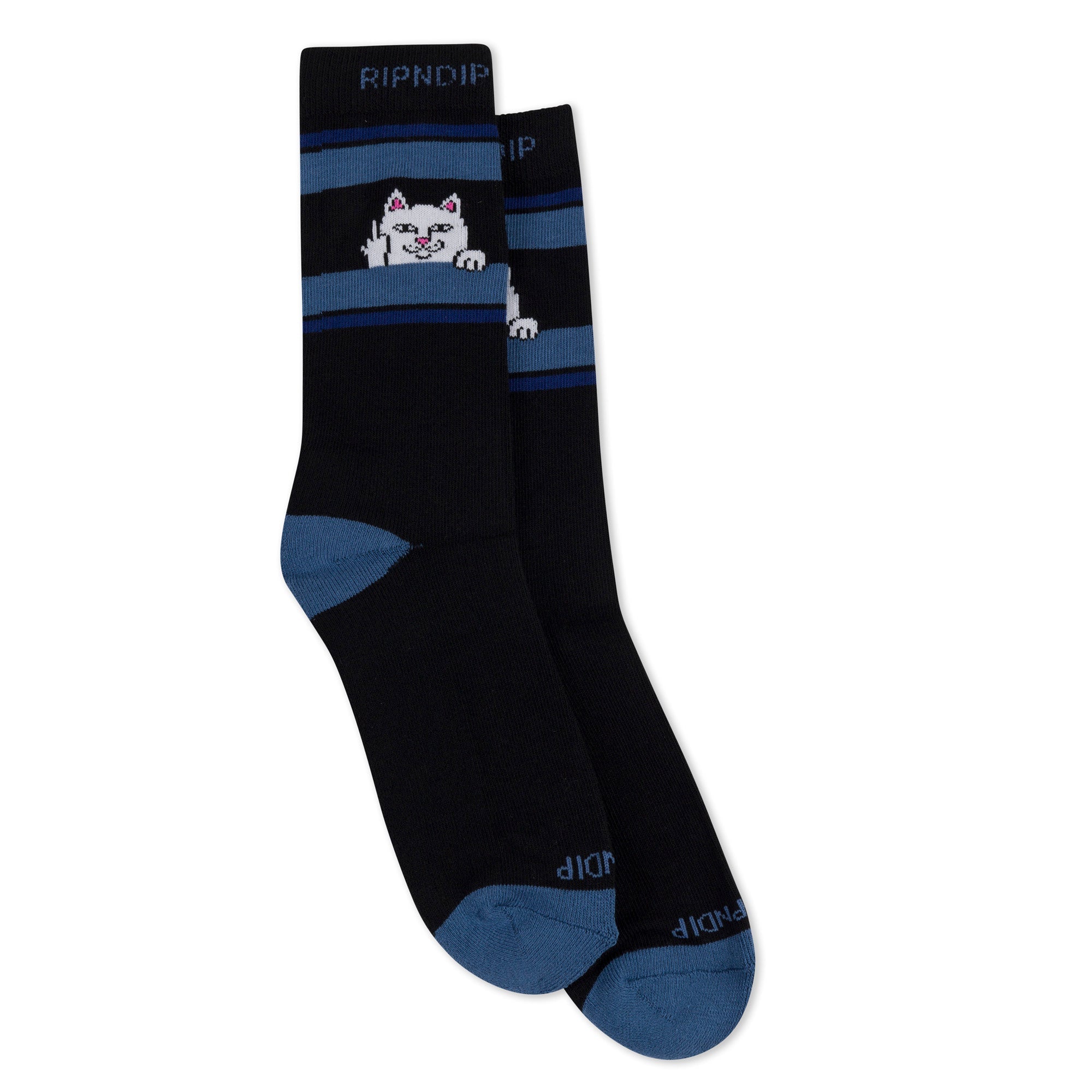 Peeking Nermal Socks (Black/Slate)