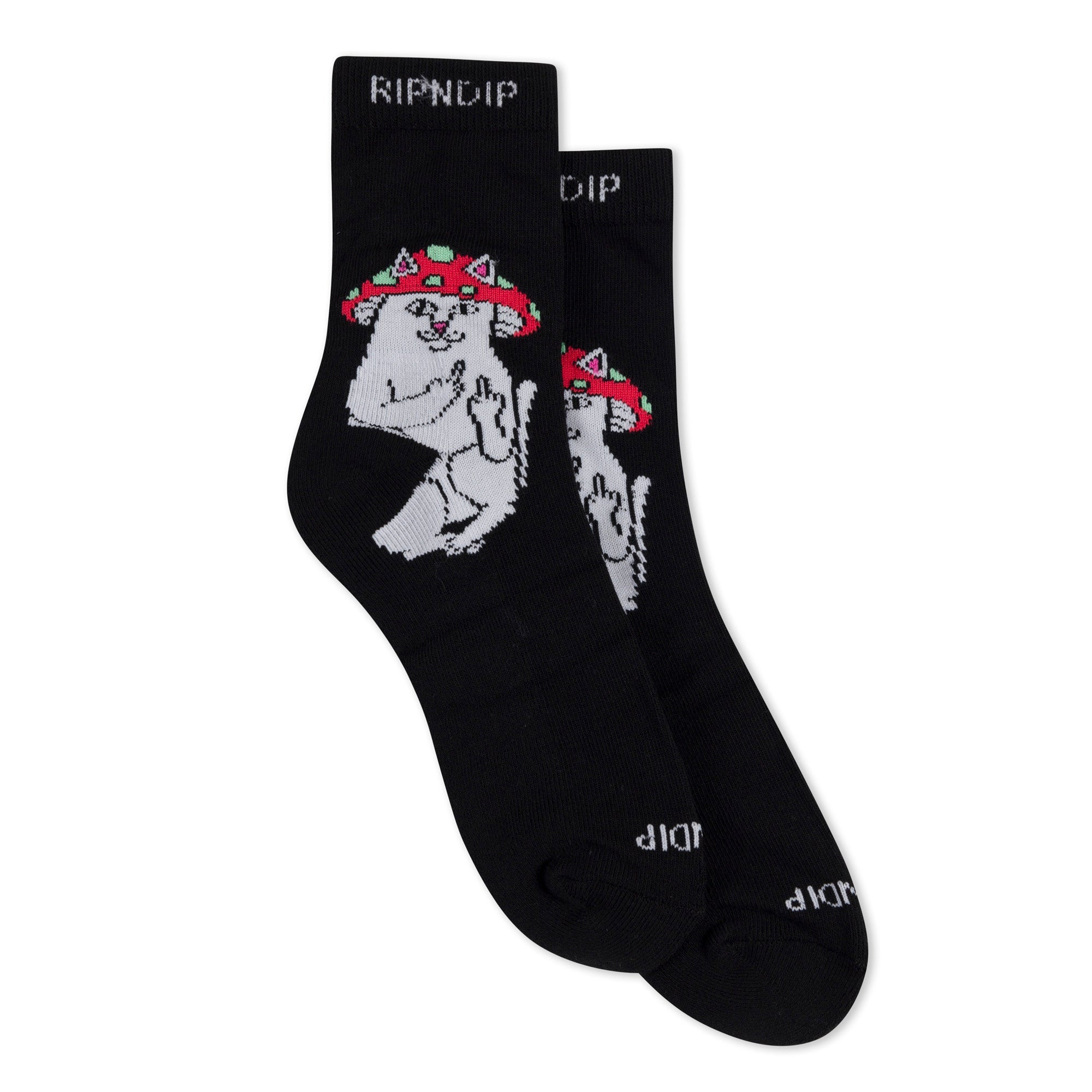 Lord Shroomy Mid Socks (Black)