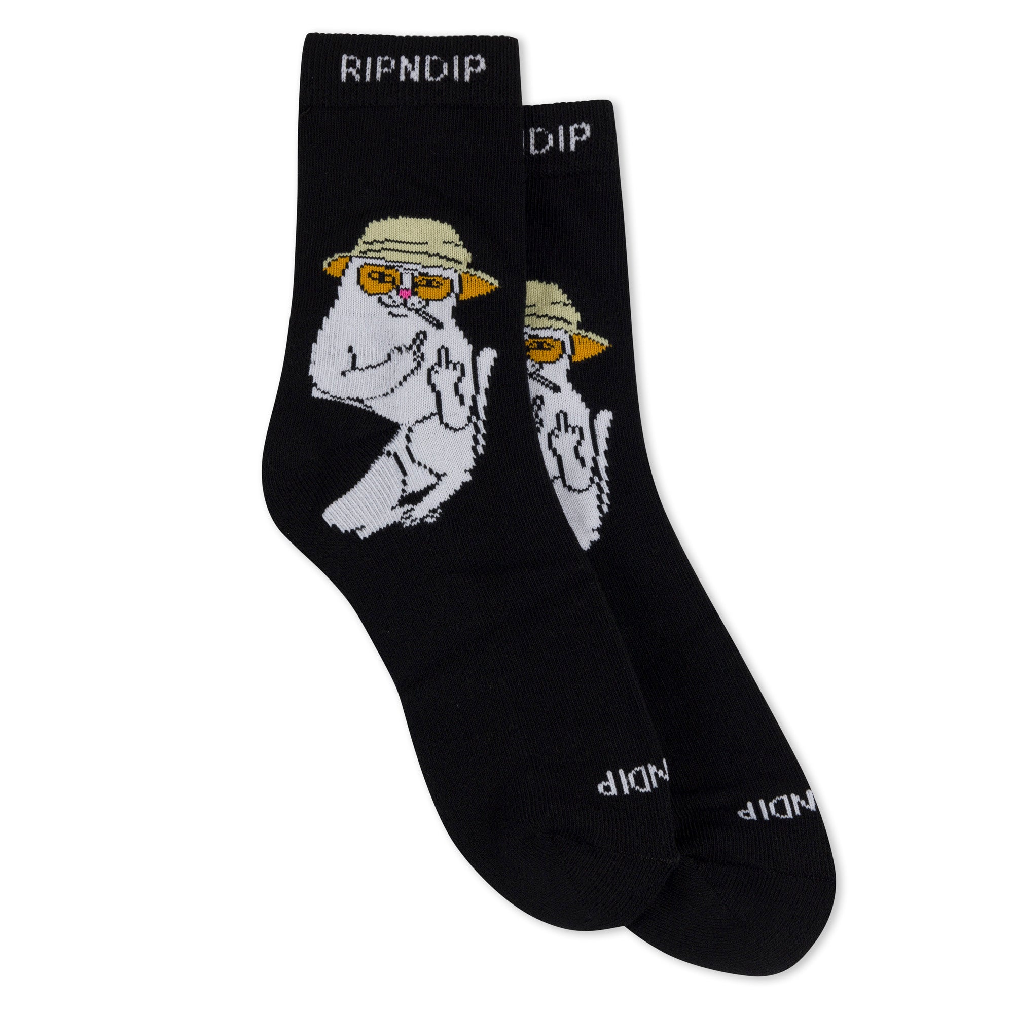 Nermal S Thompson Mid Socks (Black)