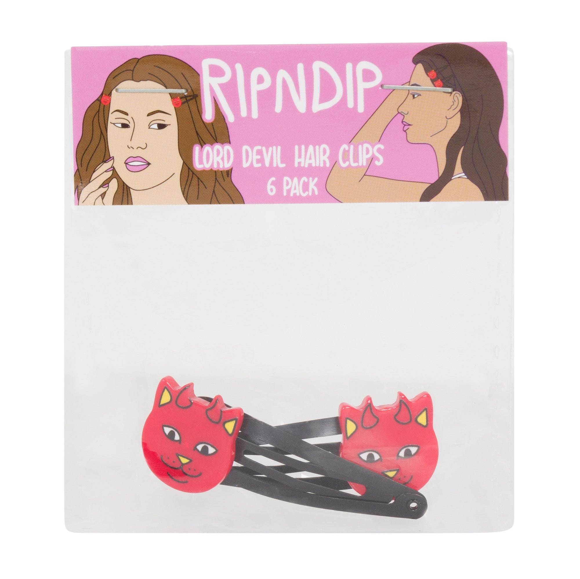 Lord Devil Hair Clip (Red)