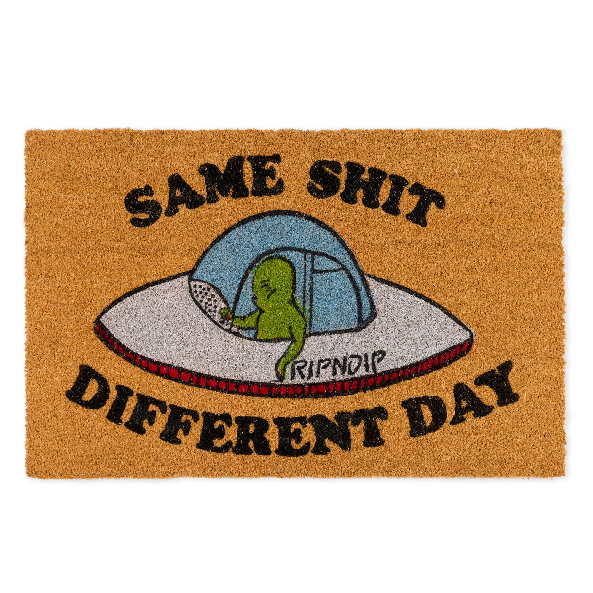 Same Shit Different Day Door Mat (Brown)