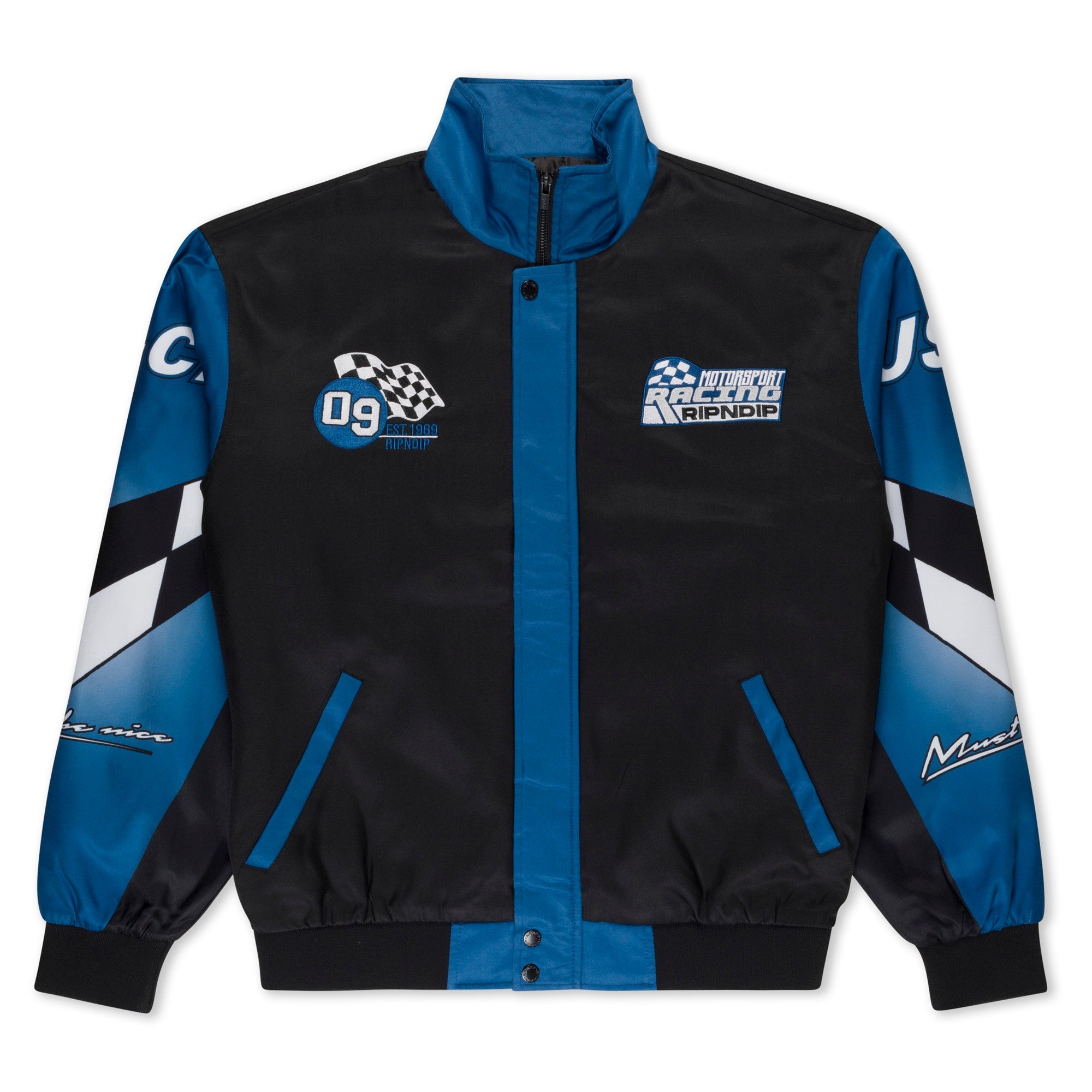 RIPNDIP Ripnrace Jacket (Black/Blue)