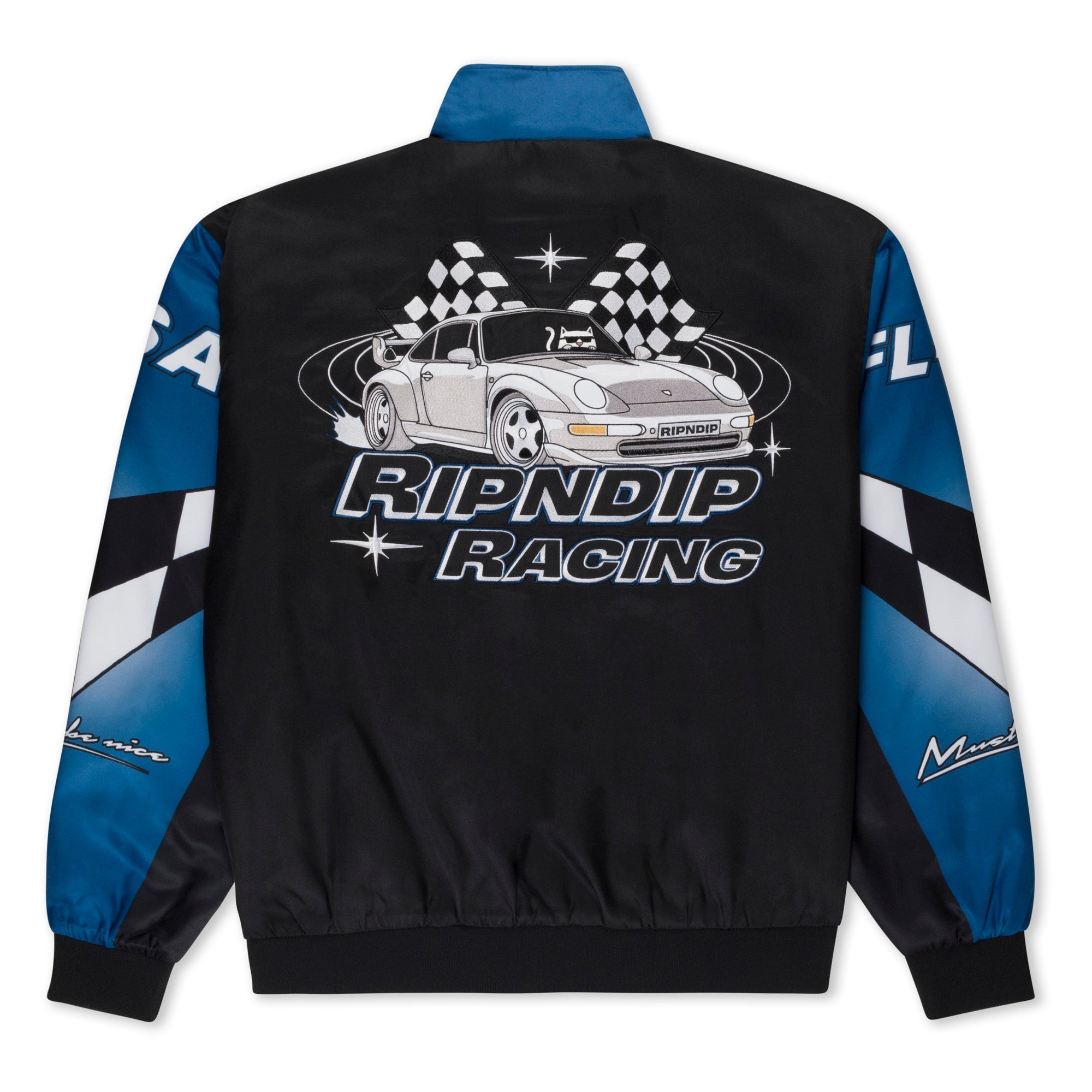 RIPNDIP Ripnrace Jacket (Black/Blue)