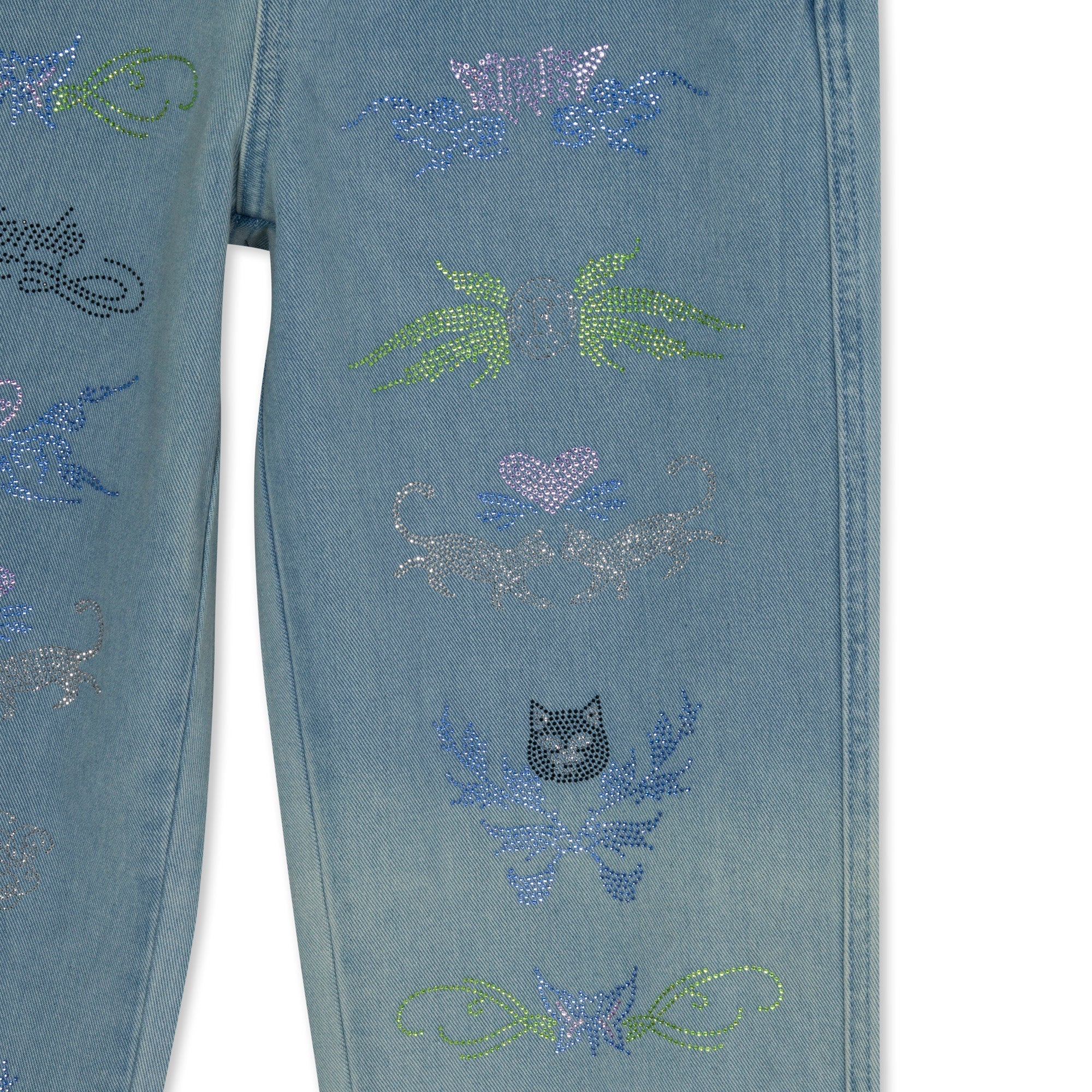 RIPNDIP Hyaena Denim Pants (Medium Wash)