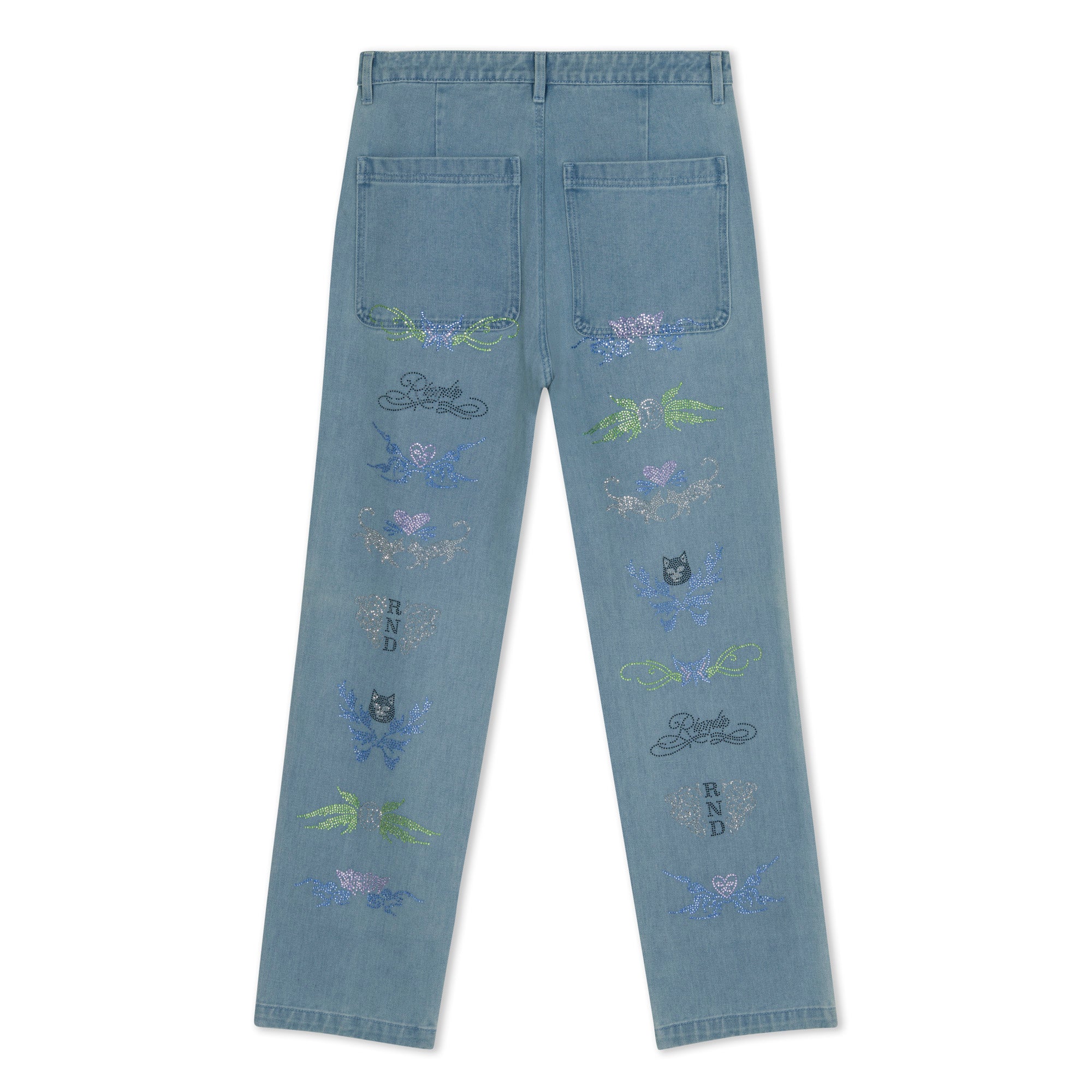 RIPNDIP Hyaena Denim Pants (Medium Wash)