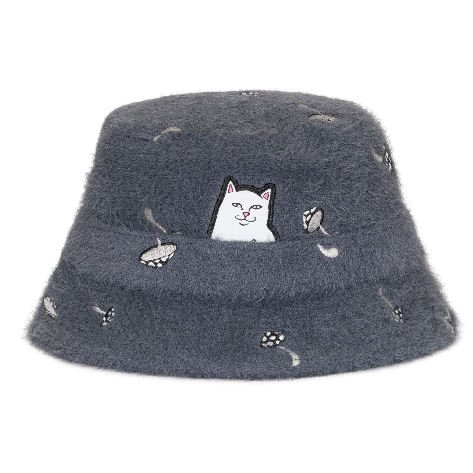 RIPNDIP Lord Nermal Euphoria Sherpa Bucket Hat (Charcoal)