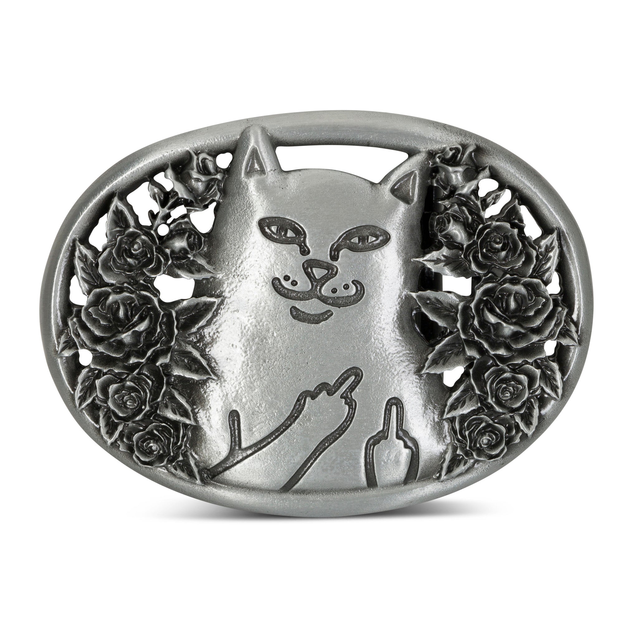 RIPNDIP Lord Nermal Belt Buckle (Silver)