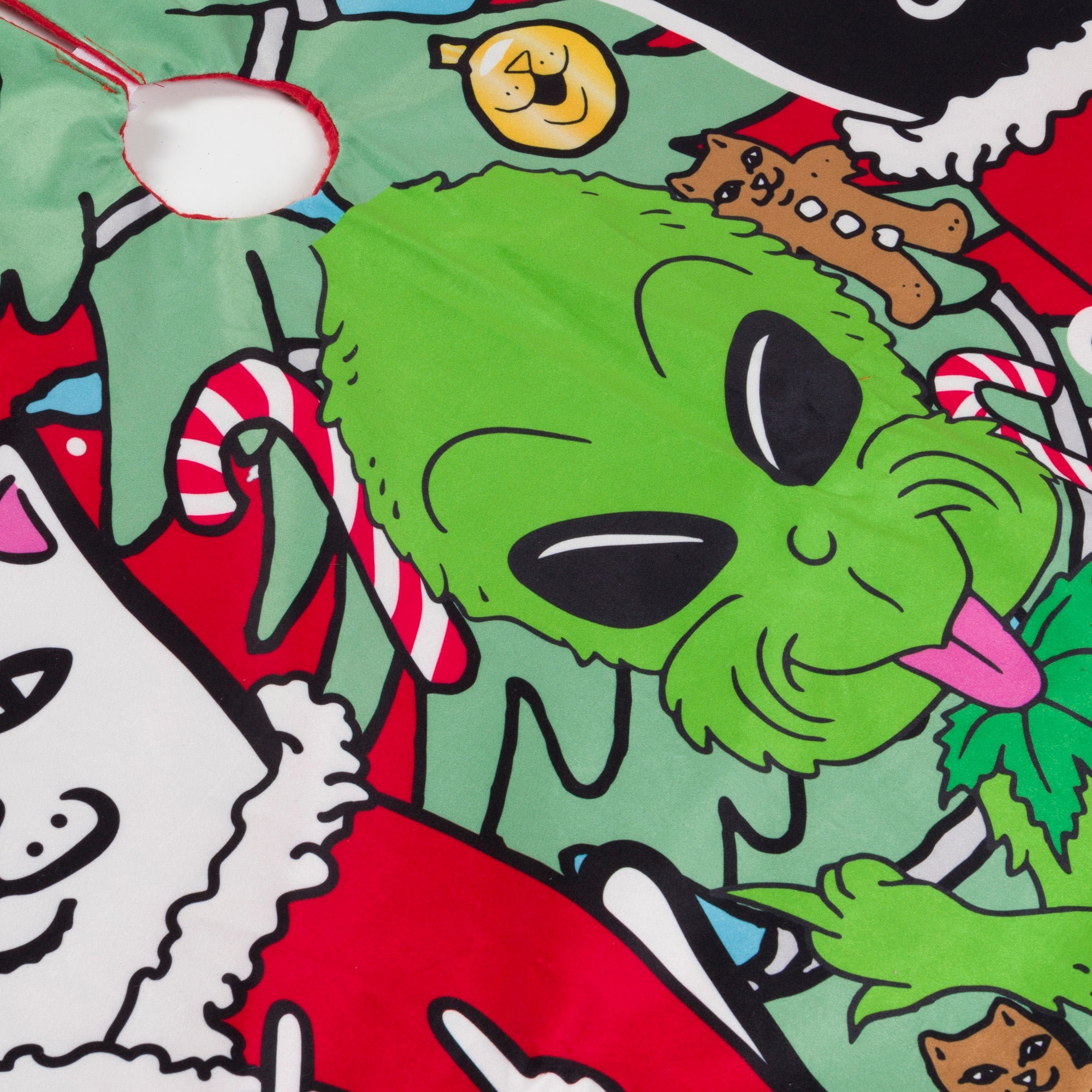 RIPNDIP Christmas Gang Tree Skirt (Red)