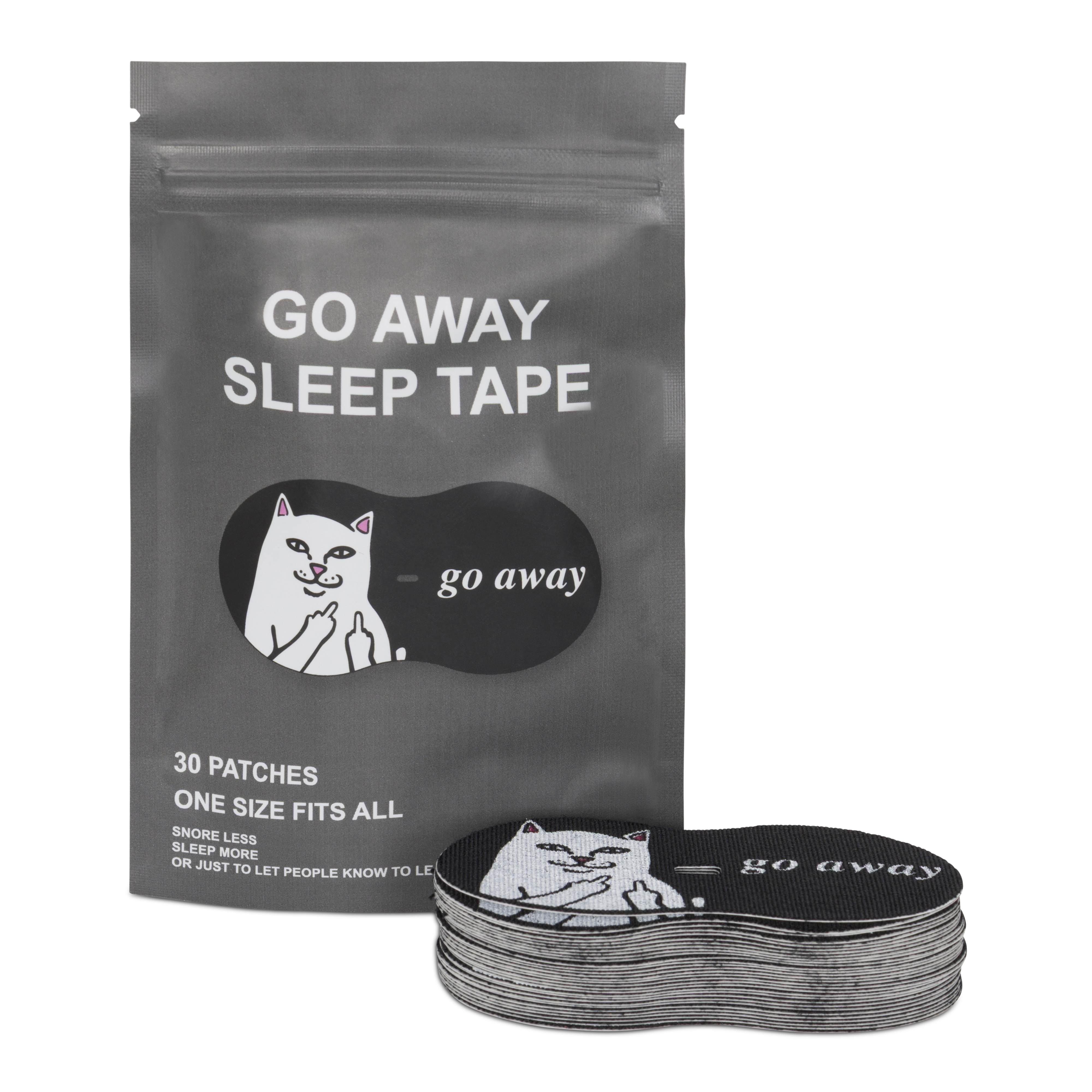 Go Away Sleep Tape (Black)