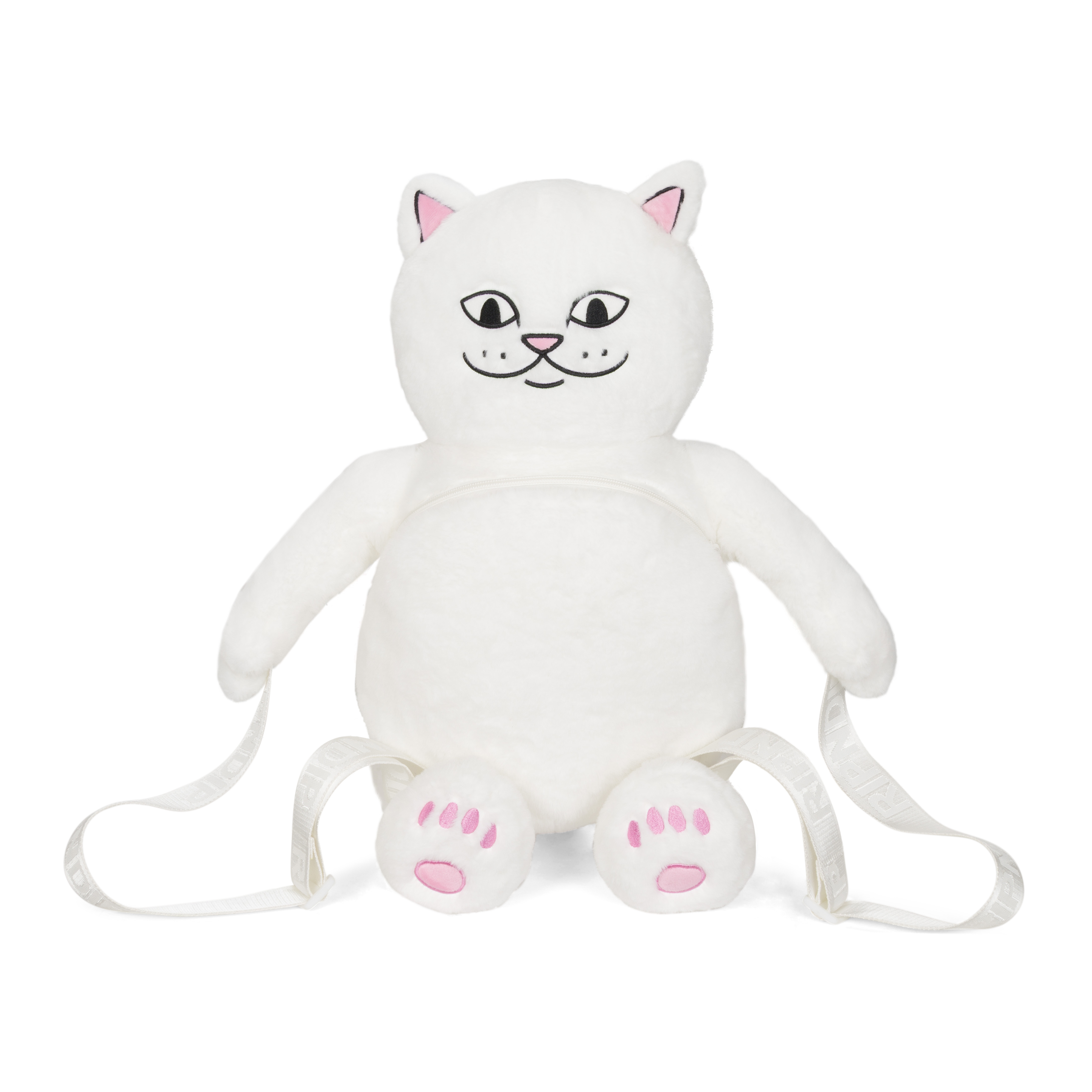 Lord Nermal Plush Backpack (White)