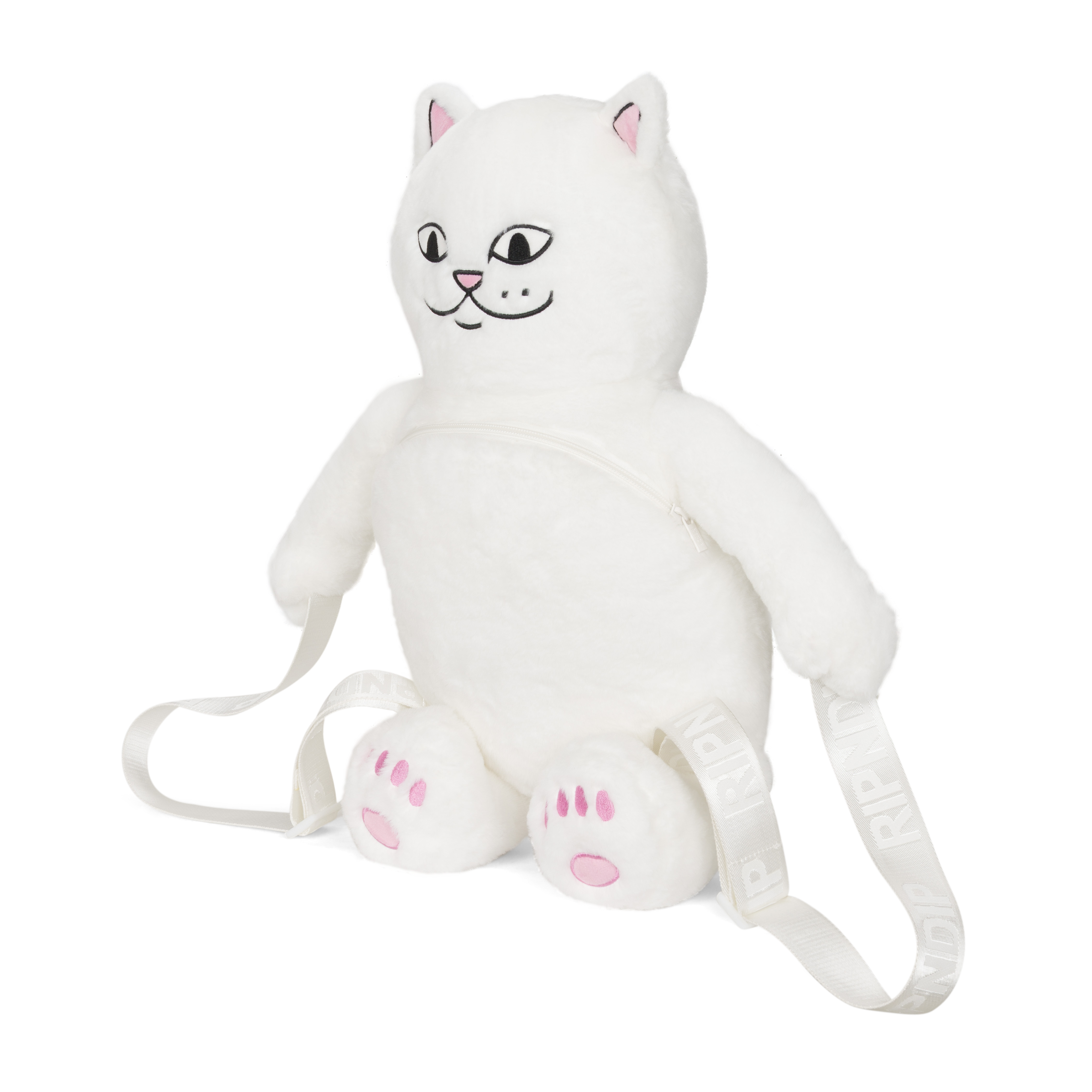 Lord Nermal Plush Backpack (White)