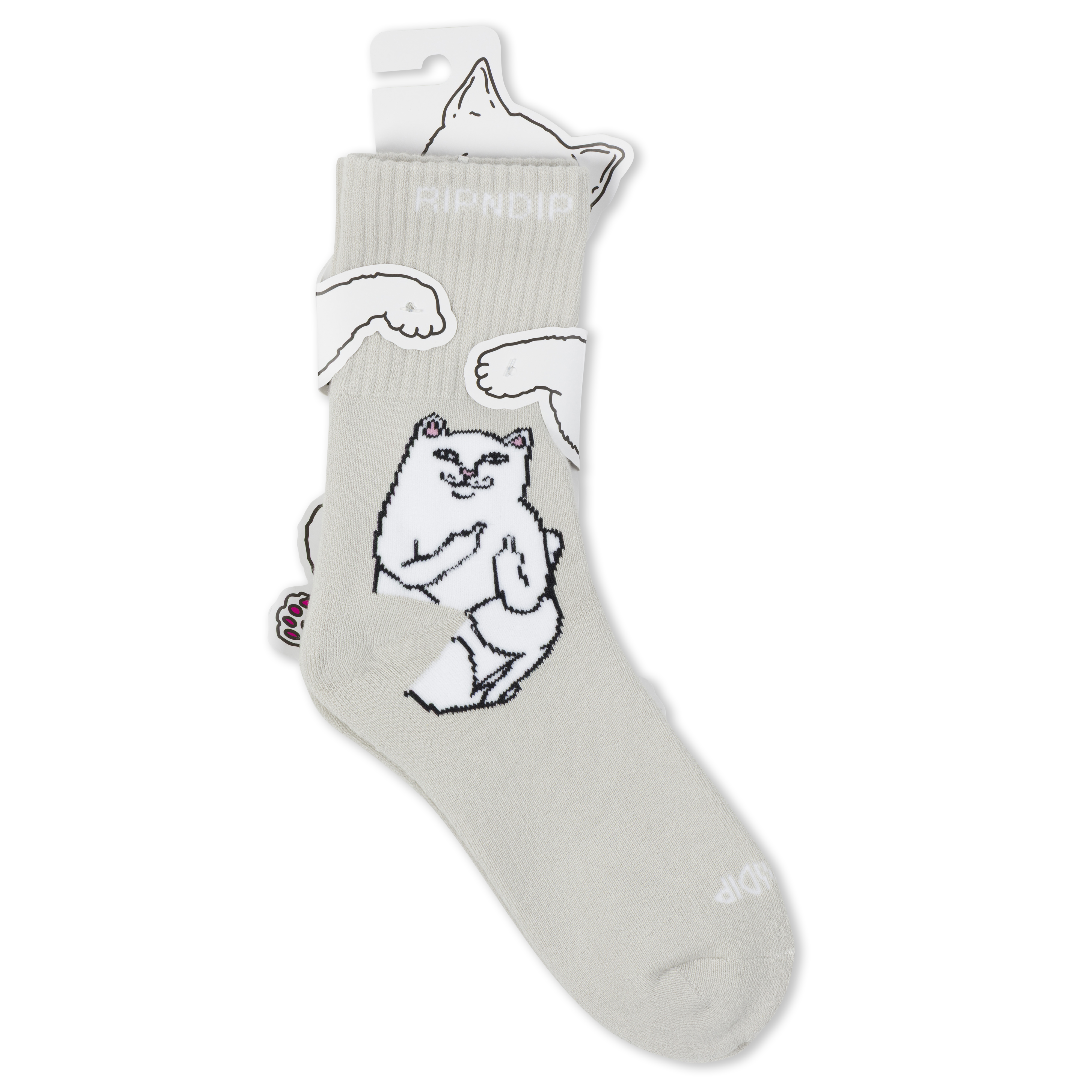 Lord Nermal Mid Socks (Grey)