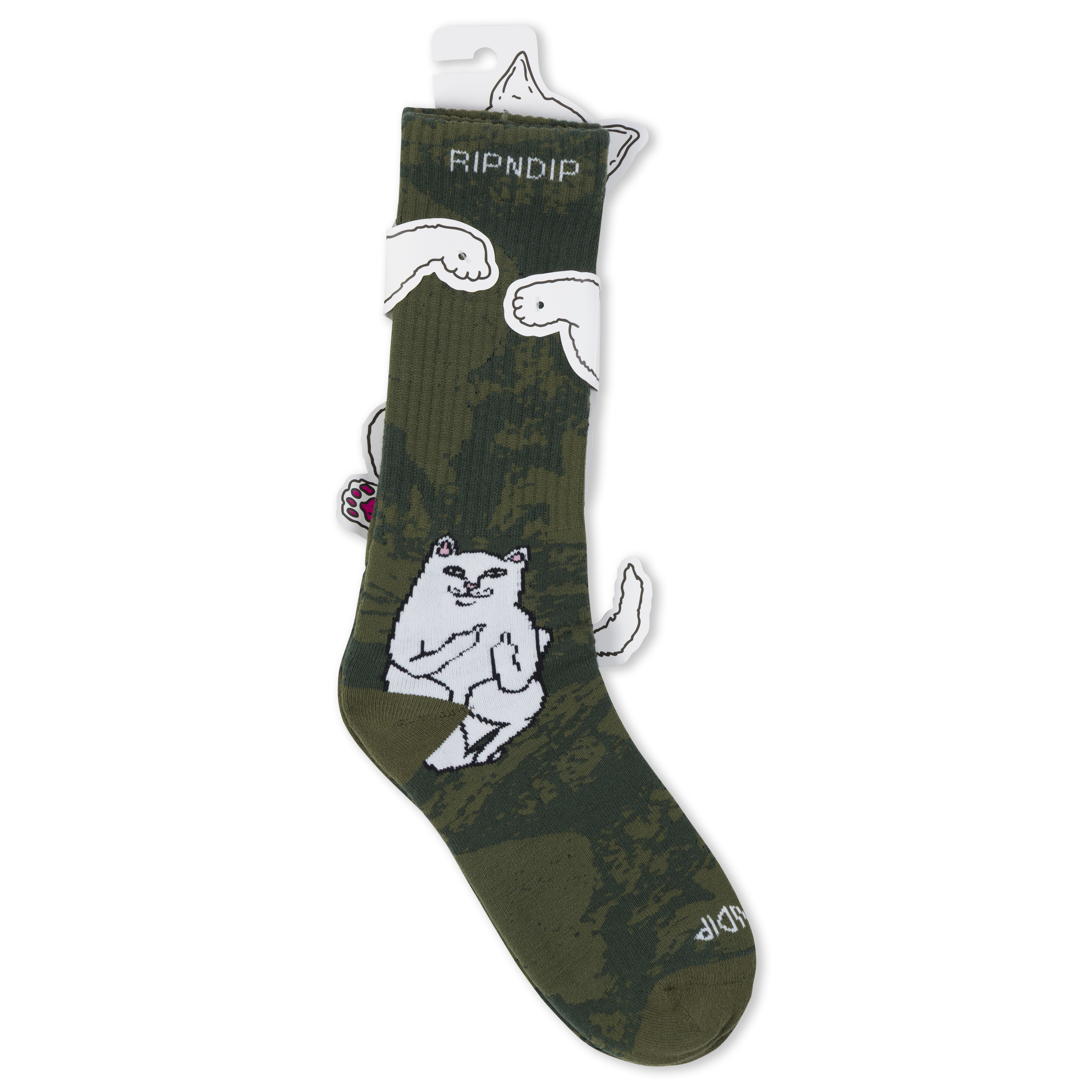 Lord Nermal Socks (Forest Camo)