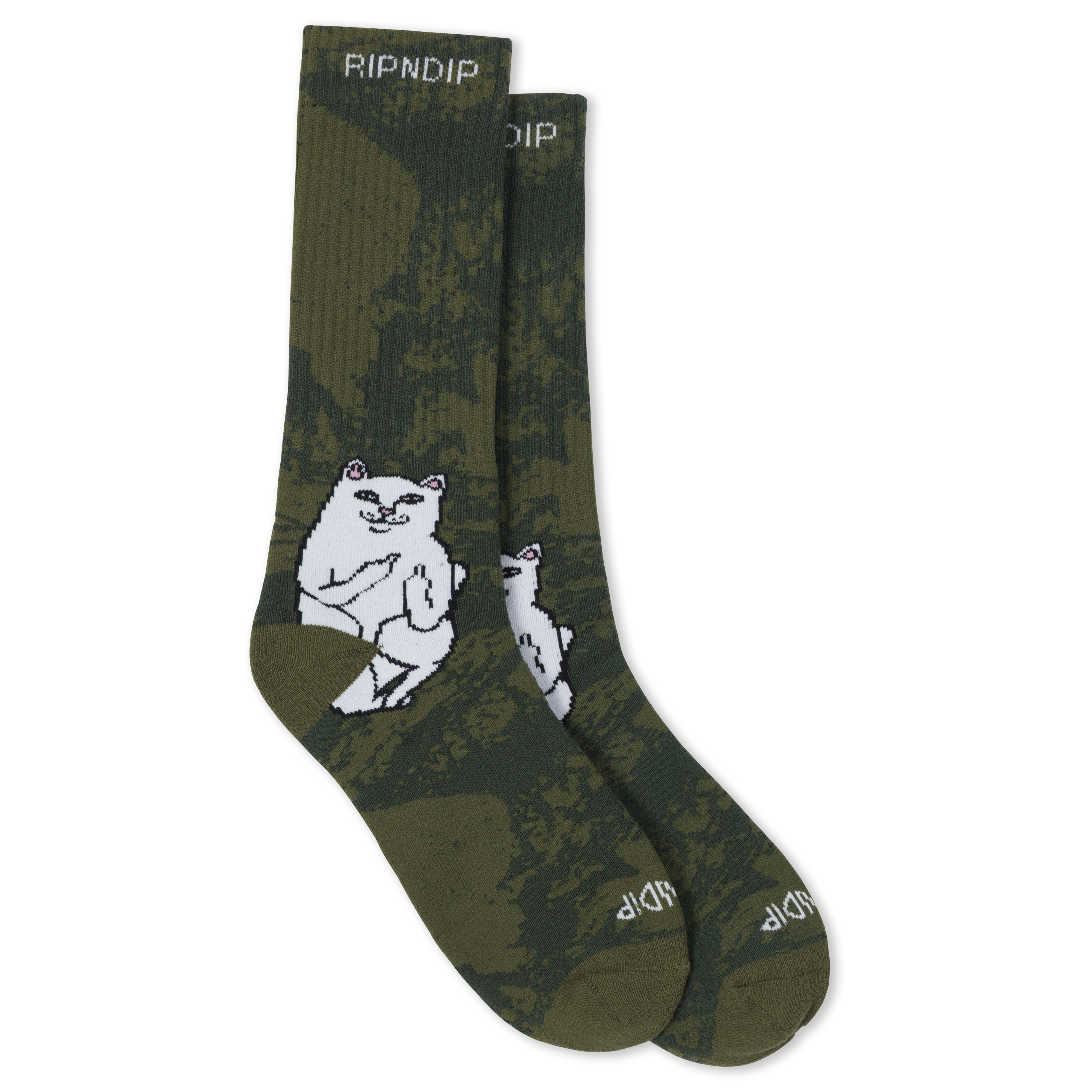 Lord Nermal Socks (Forest Camo)