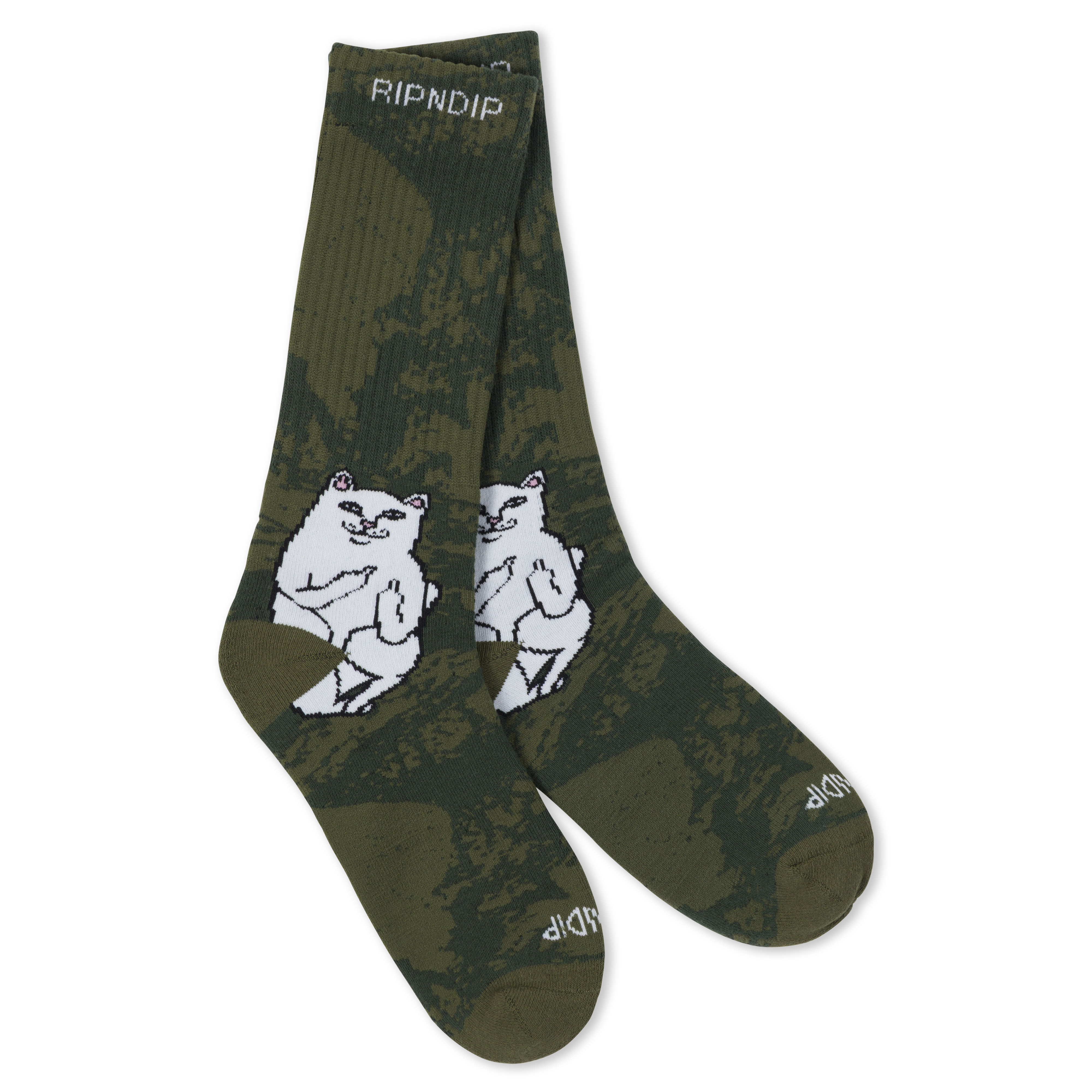 Lord Nermal Socks (Forest Camo)