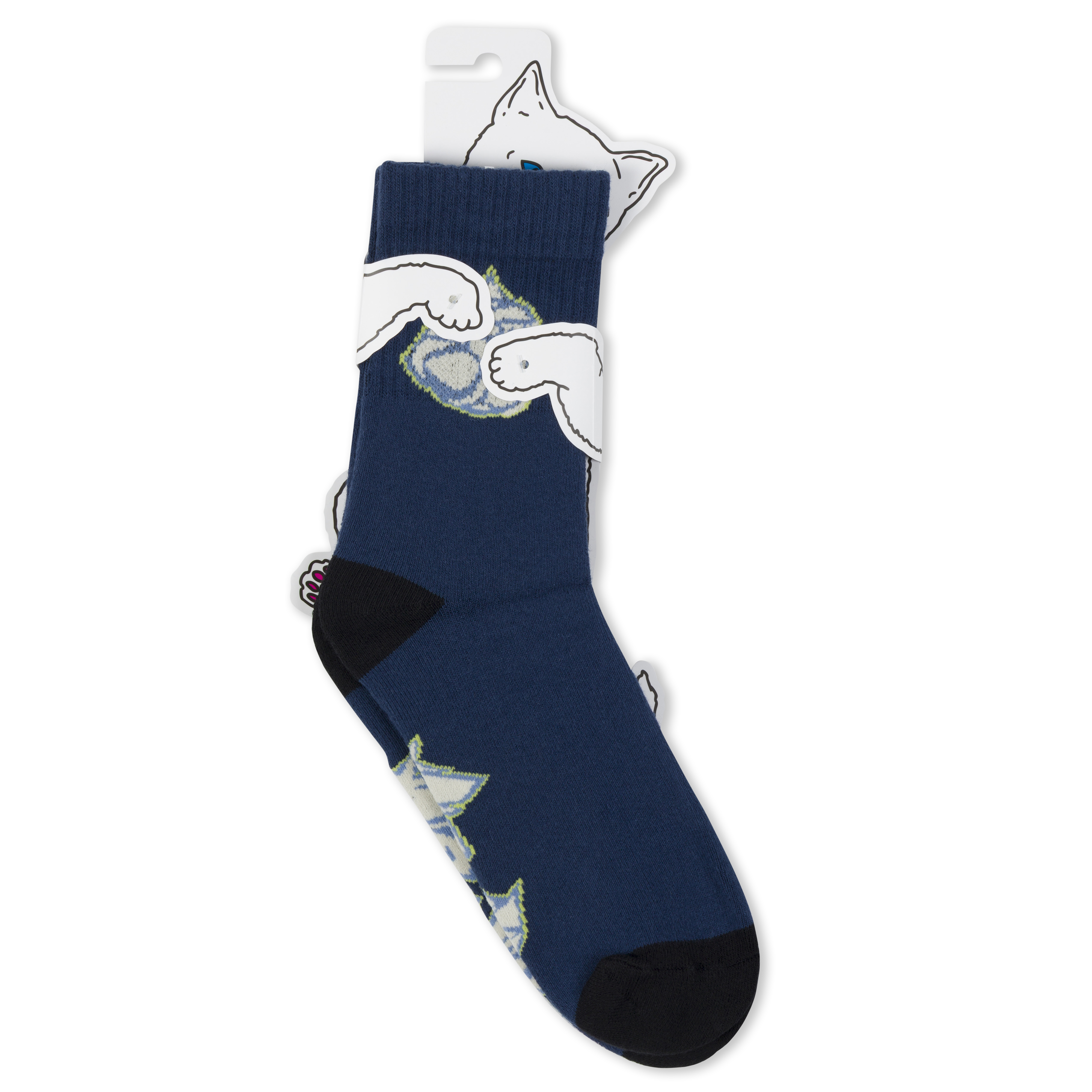 Cyclone Mid Socks (Navy)