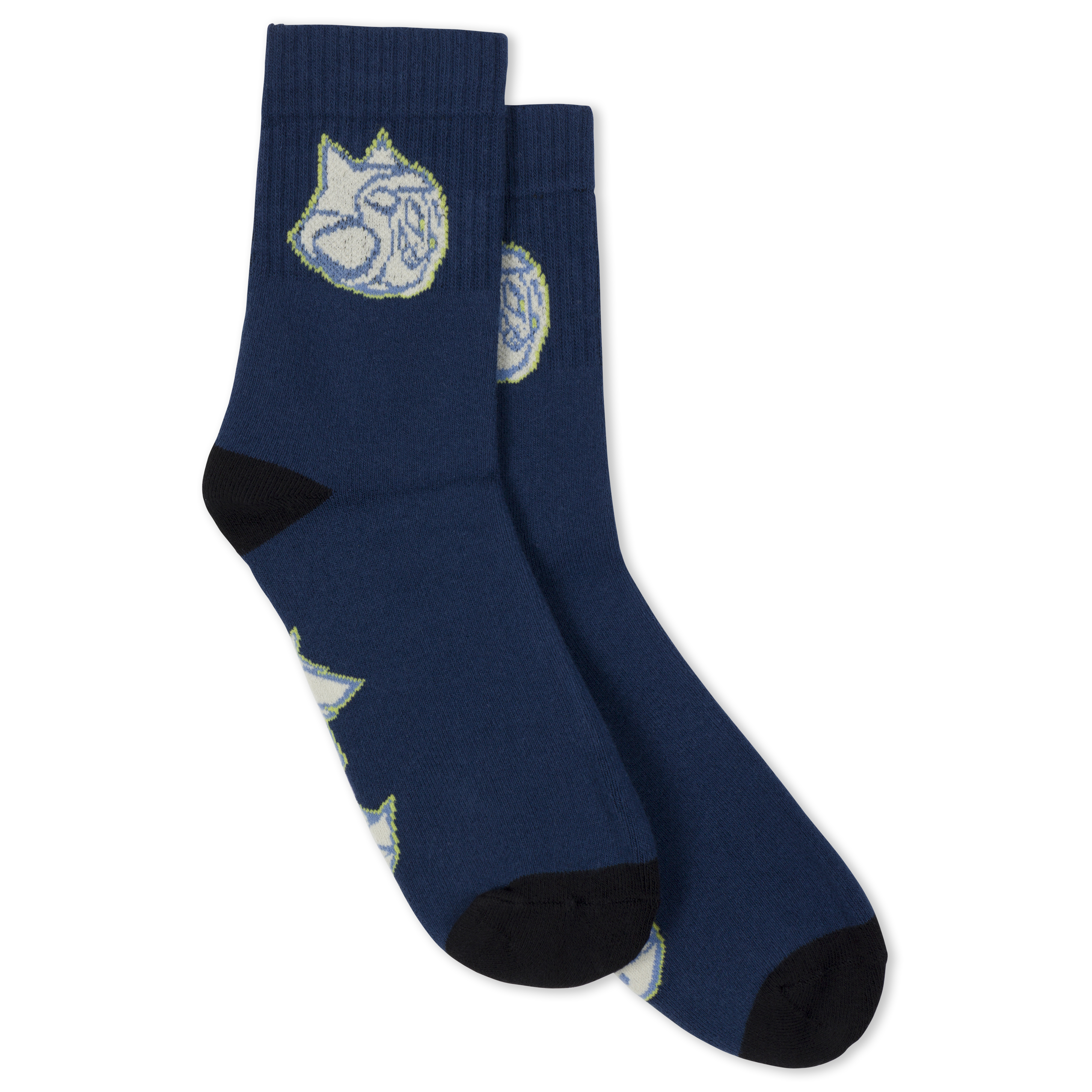 Cyclone Mid Socks (Navy)