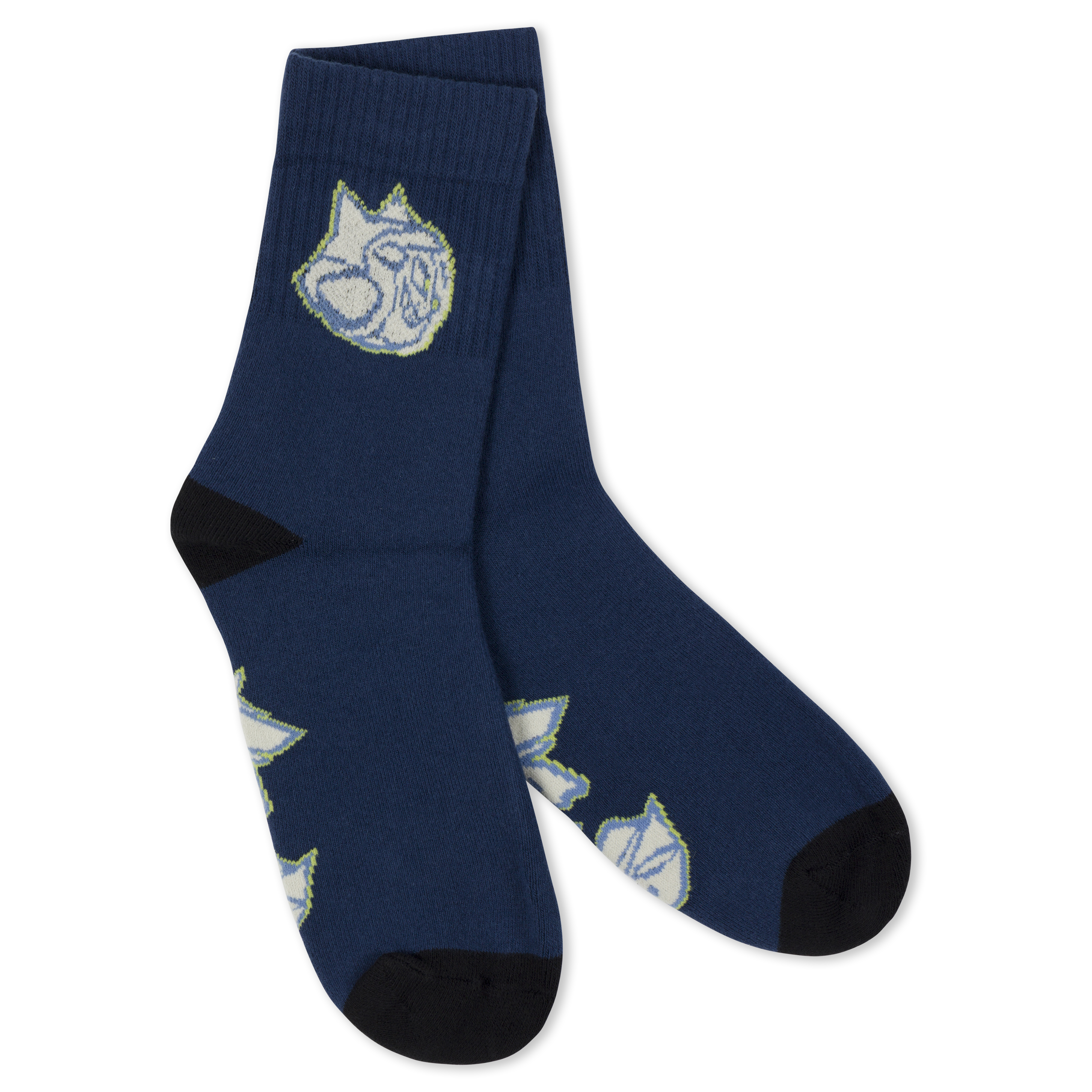 Cyclone Mid Socks (Navy)