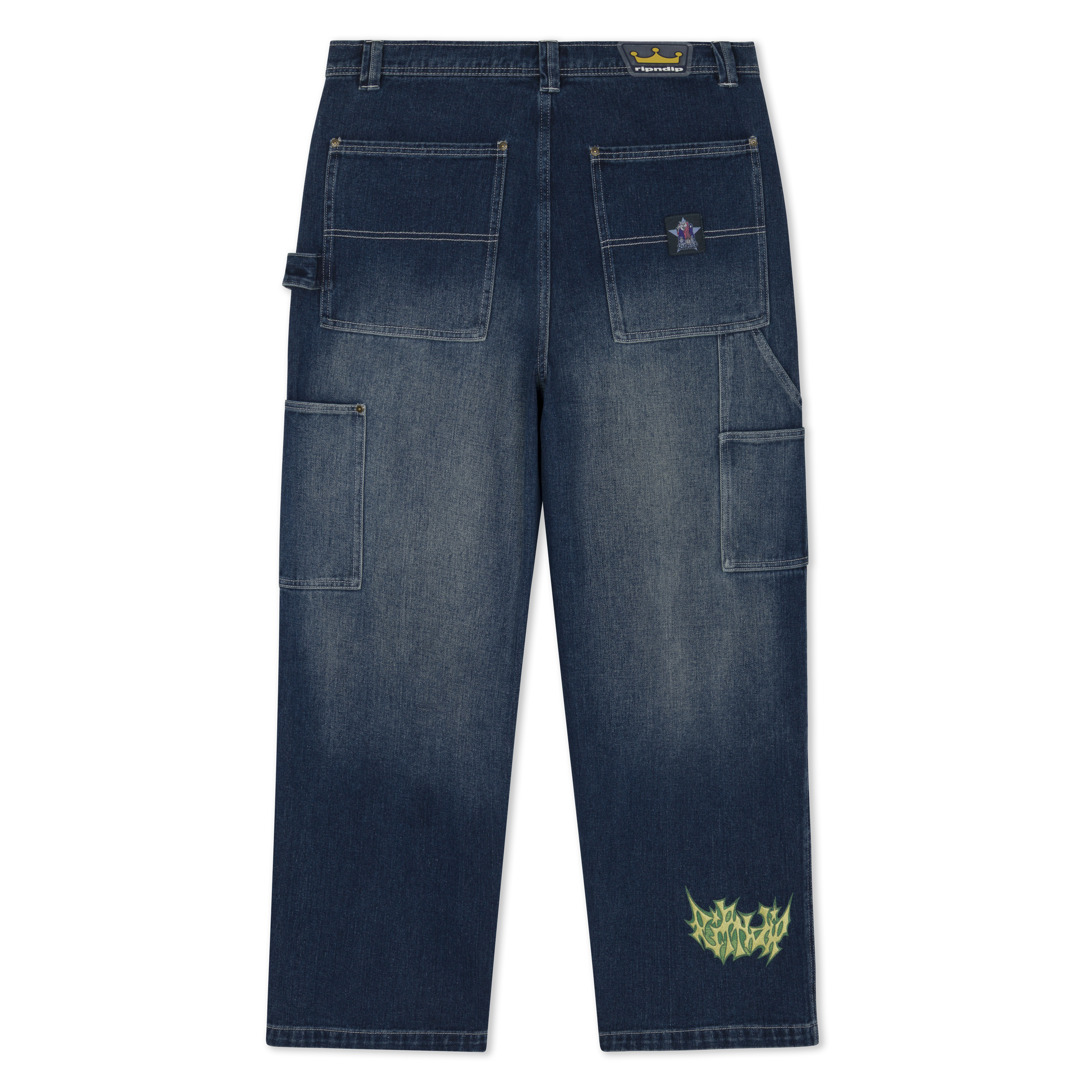 Skyline Wide Fit Carpenter Pant (Light Wash Denim)