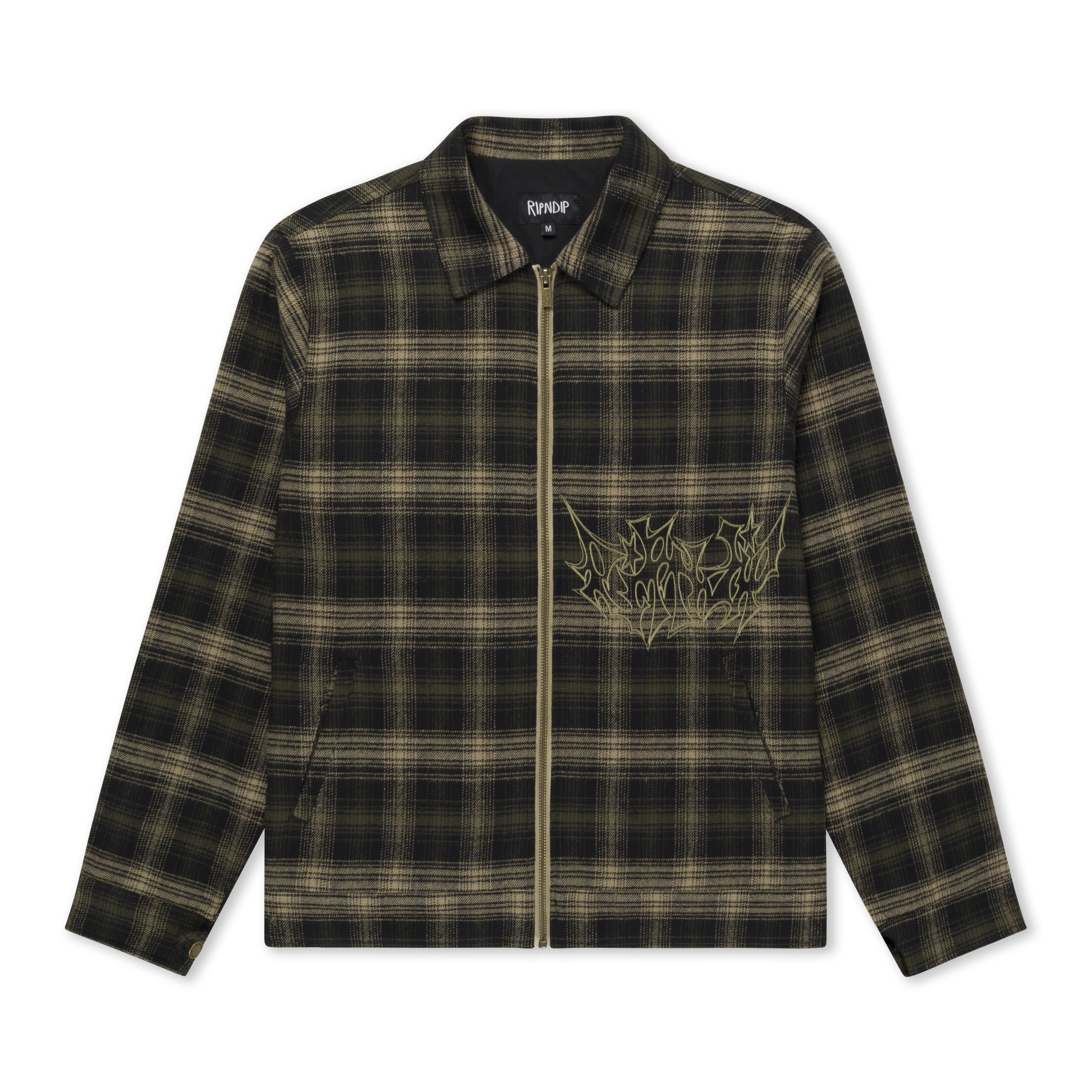 Slater Work Jacket (Navy / Forest Plaid)