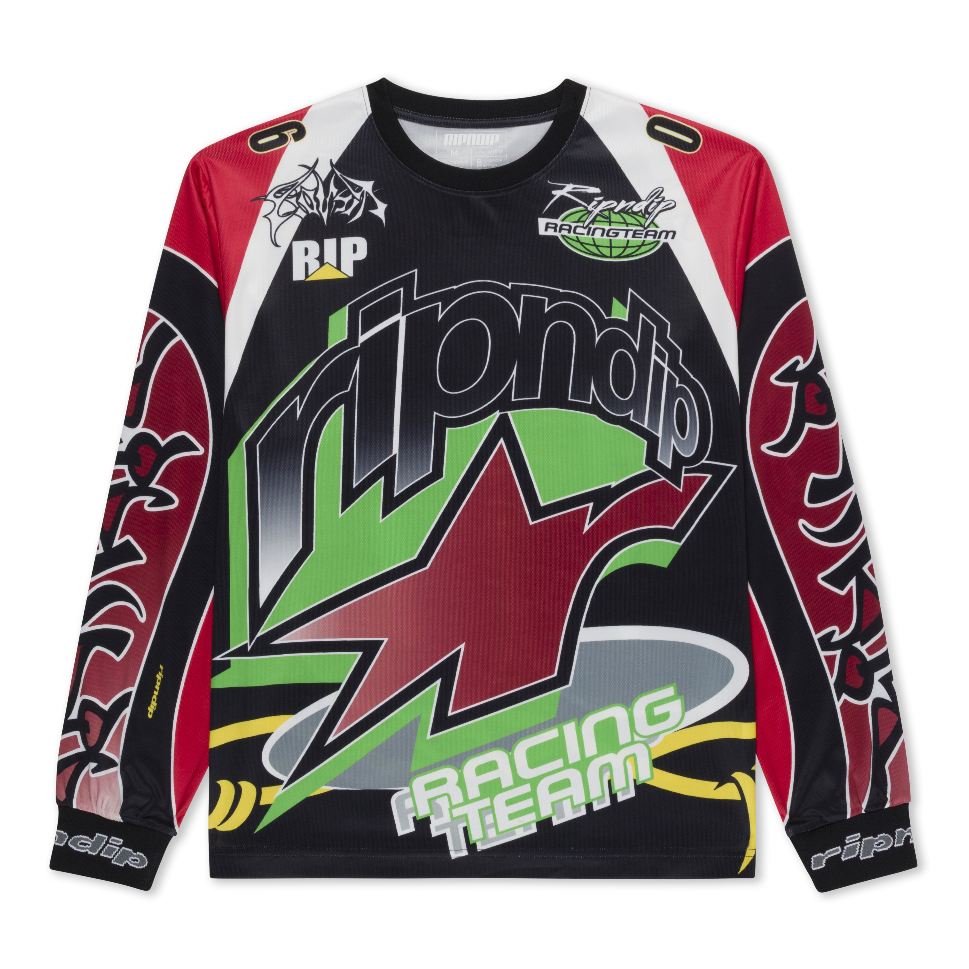 RIPNDIP All-Star Long Sleeve Jersey (Red / Black)