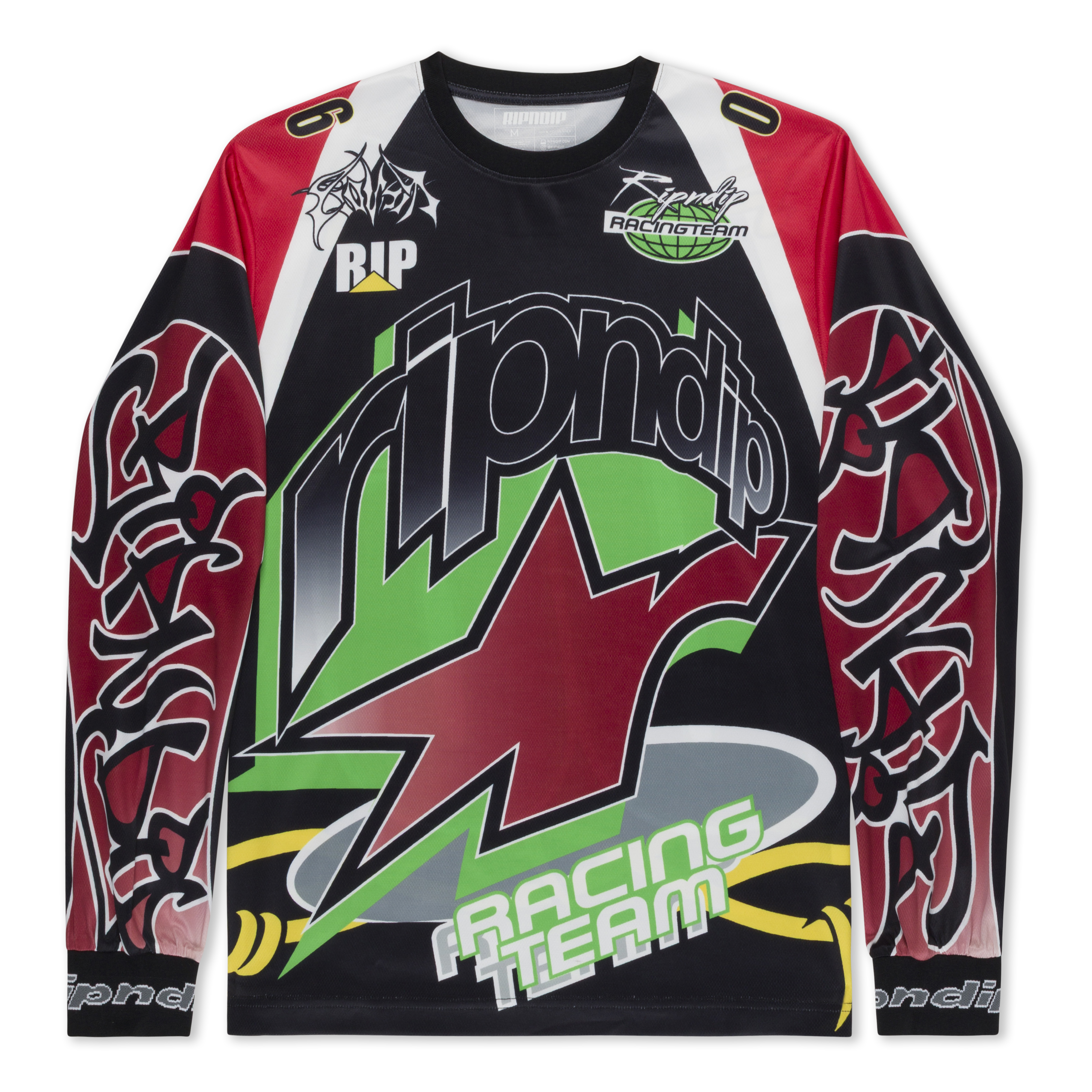 RIPNDIP All-Star Long Sleeve Jersey (Red / Black)