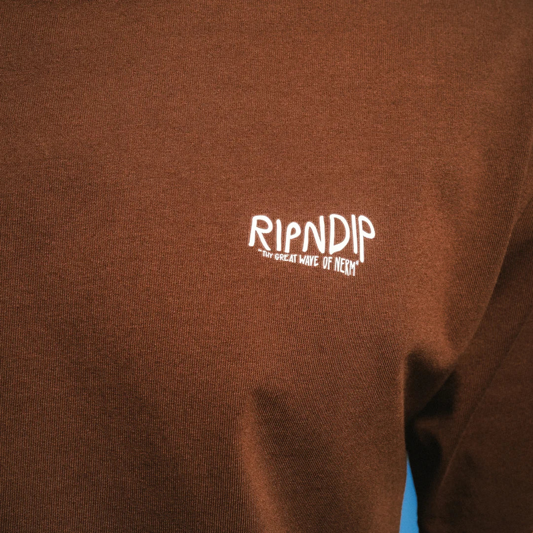 Great Wave Of Nerm Tee (Brown)