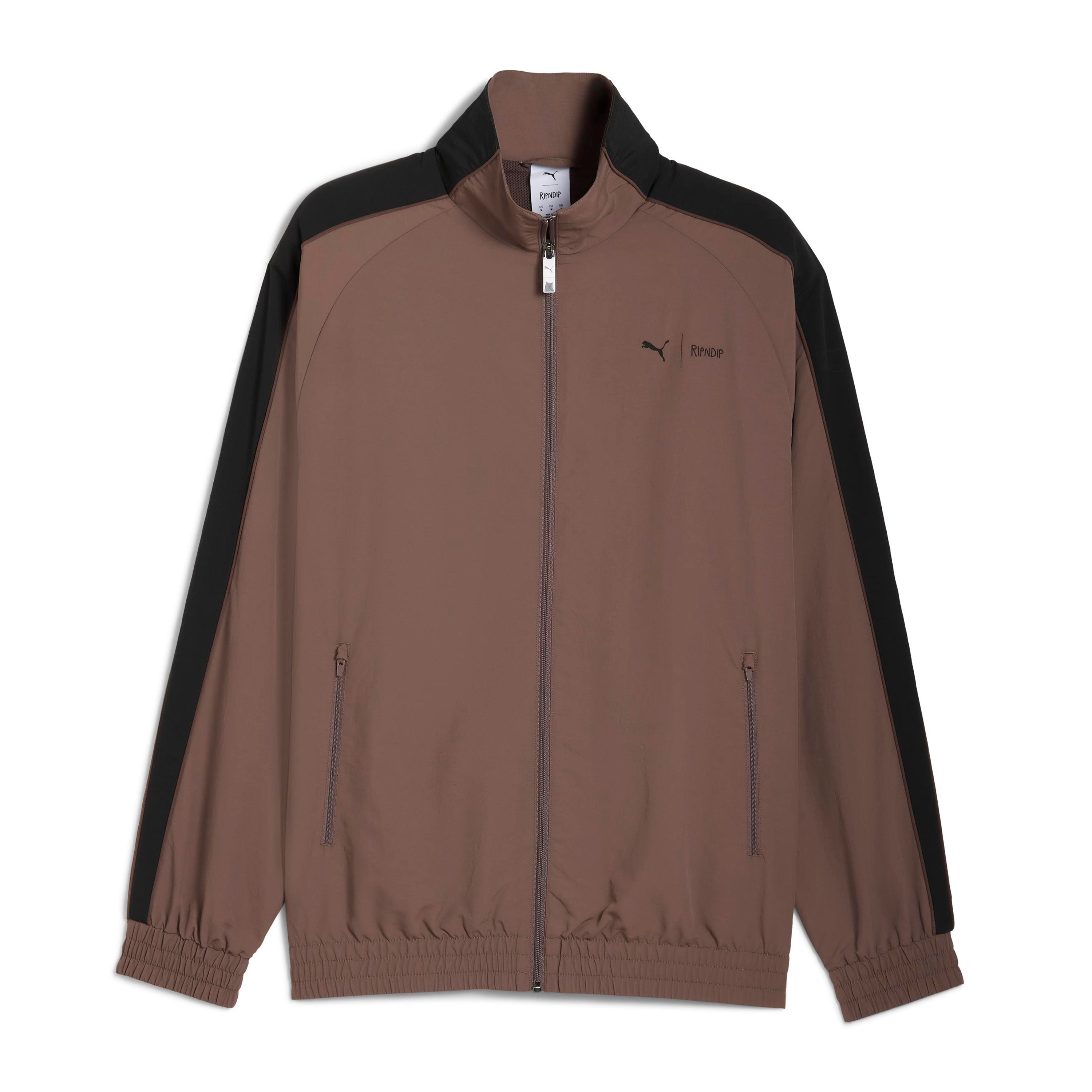 RIPNDIP PUMA X RIPNDIP T7 Oversized Track Jacket (Flat Bronze)