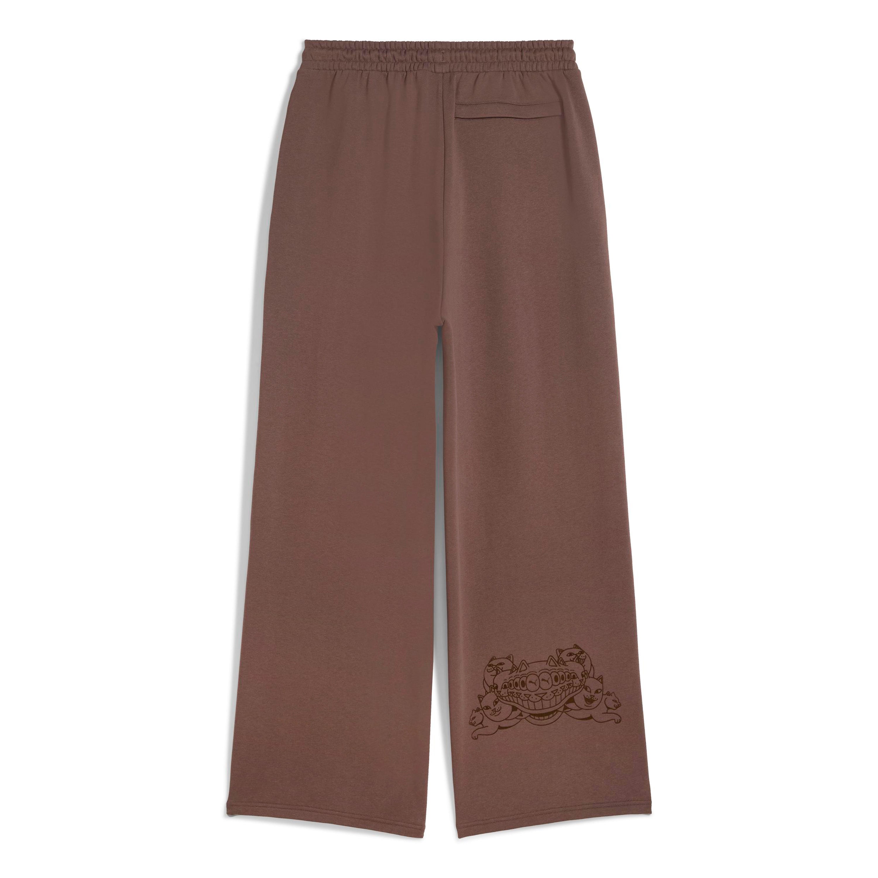 RIPNDIP PUMA X RIPNDIP Oversized Wide Sweatpants (Flat Bronze)