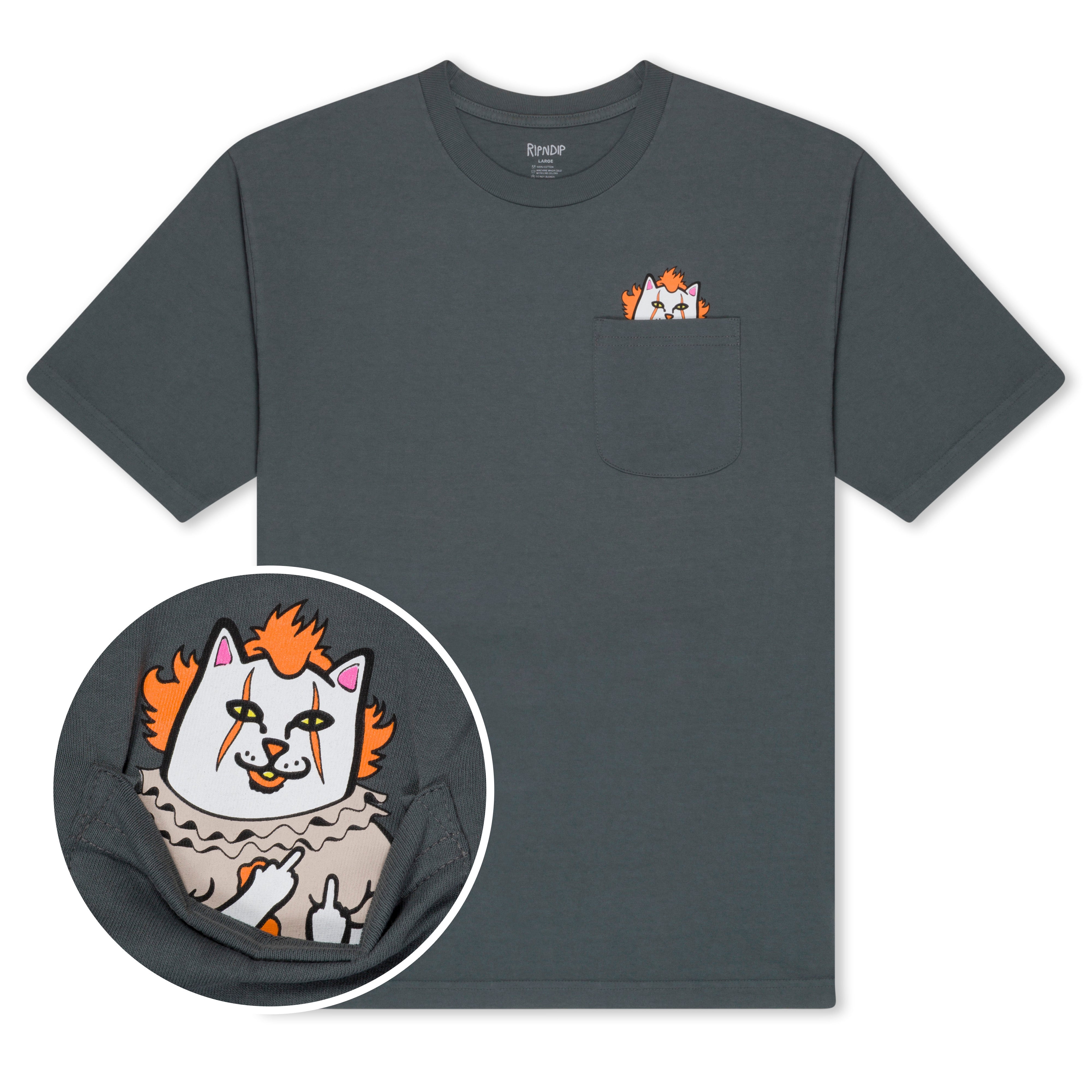 RIPNDIP It's Nerm Pocket Tee (Charcoal)