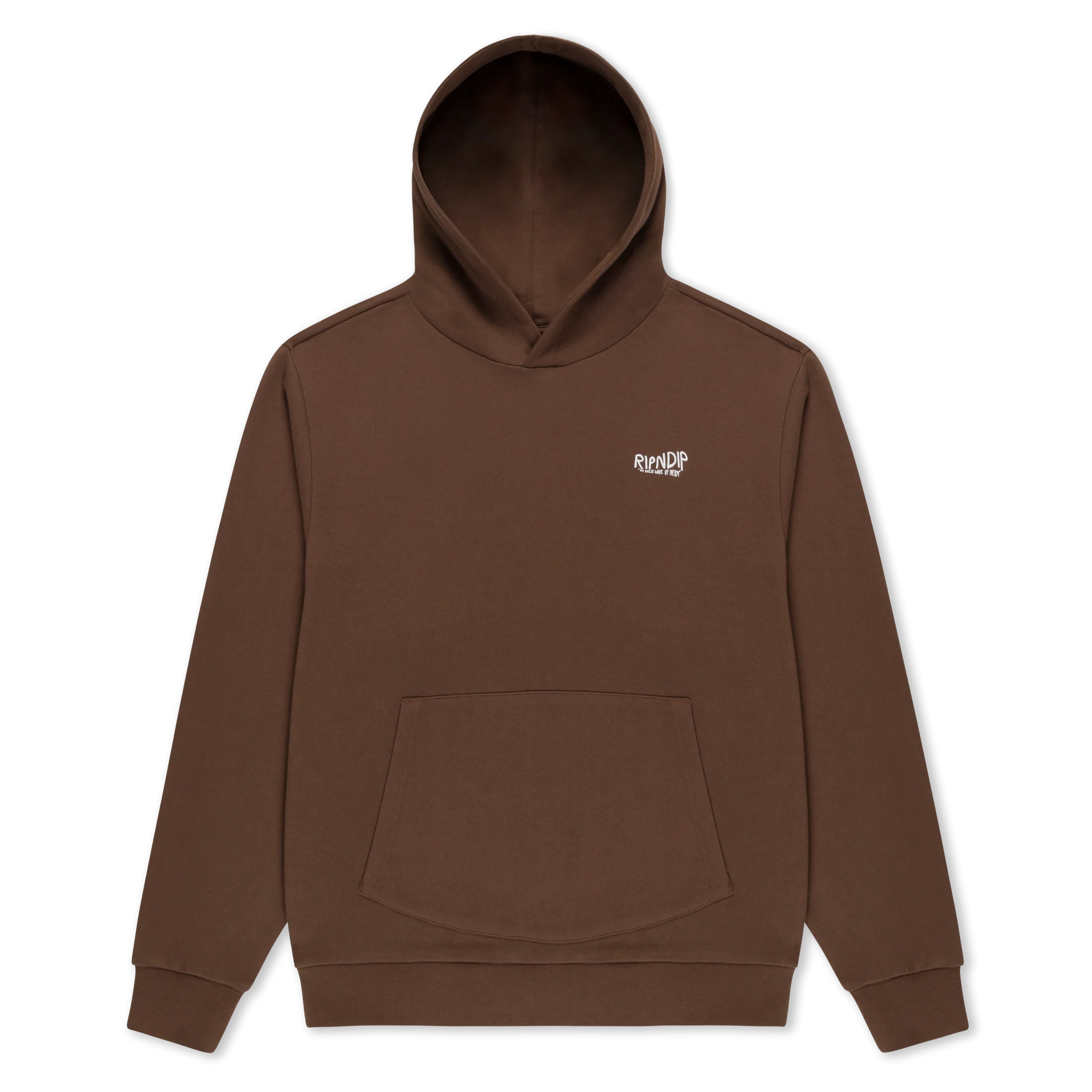Great Wave Of Nerm Hoodie (Brown)