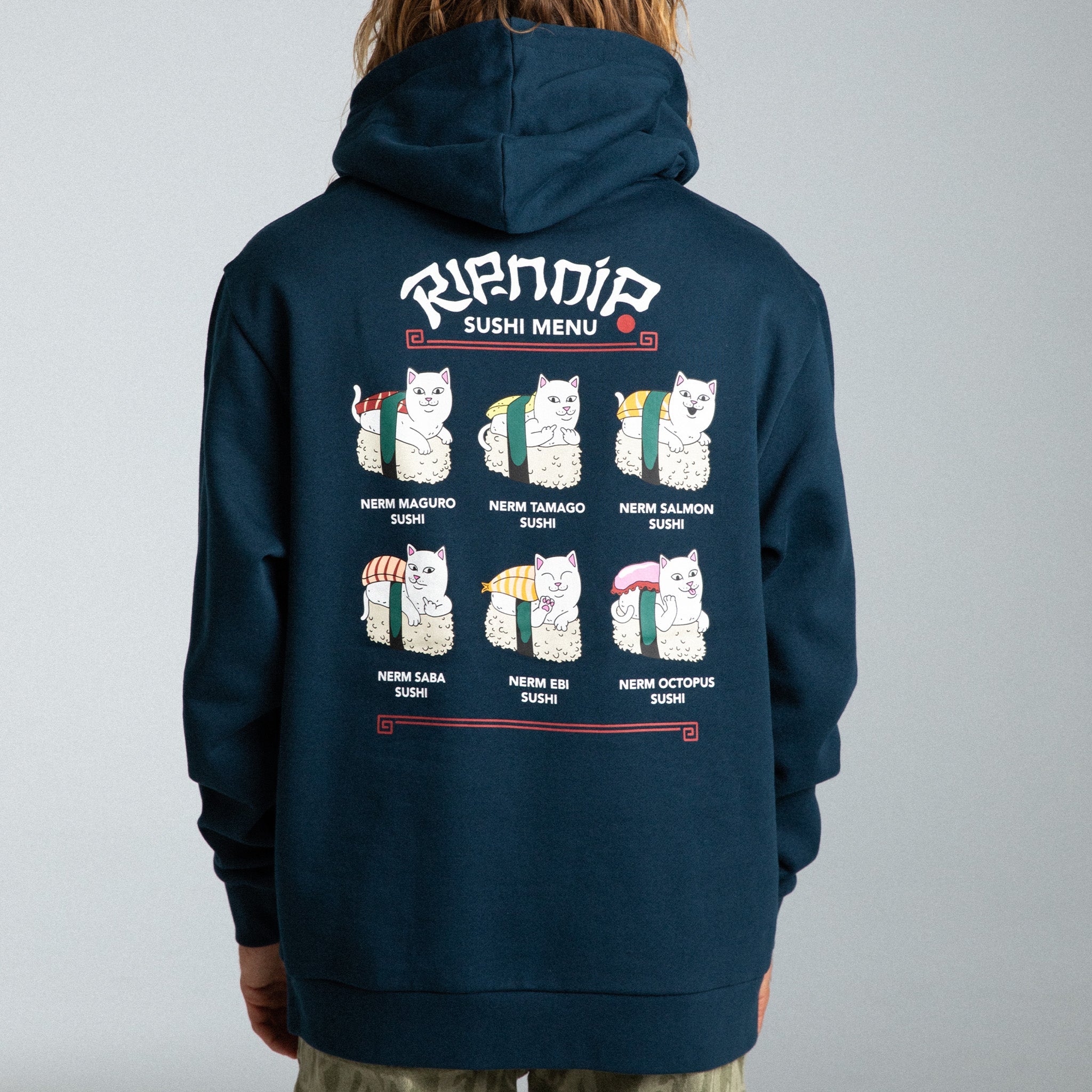 Sushi Nerm Hoodie (Navy )