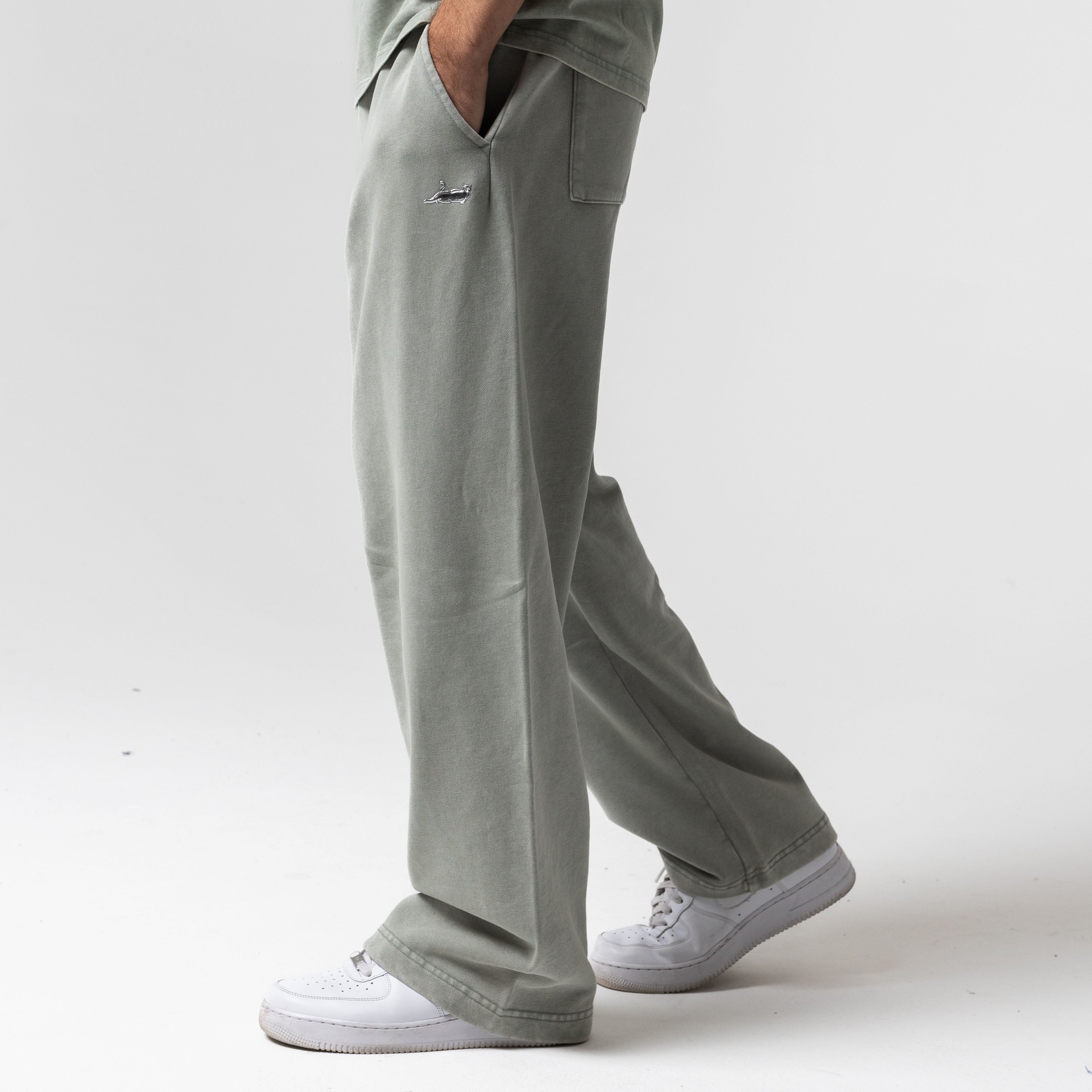 RIPNDIP Castanza Straight Leg Sweatpants (Sage Vintage Wash)