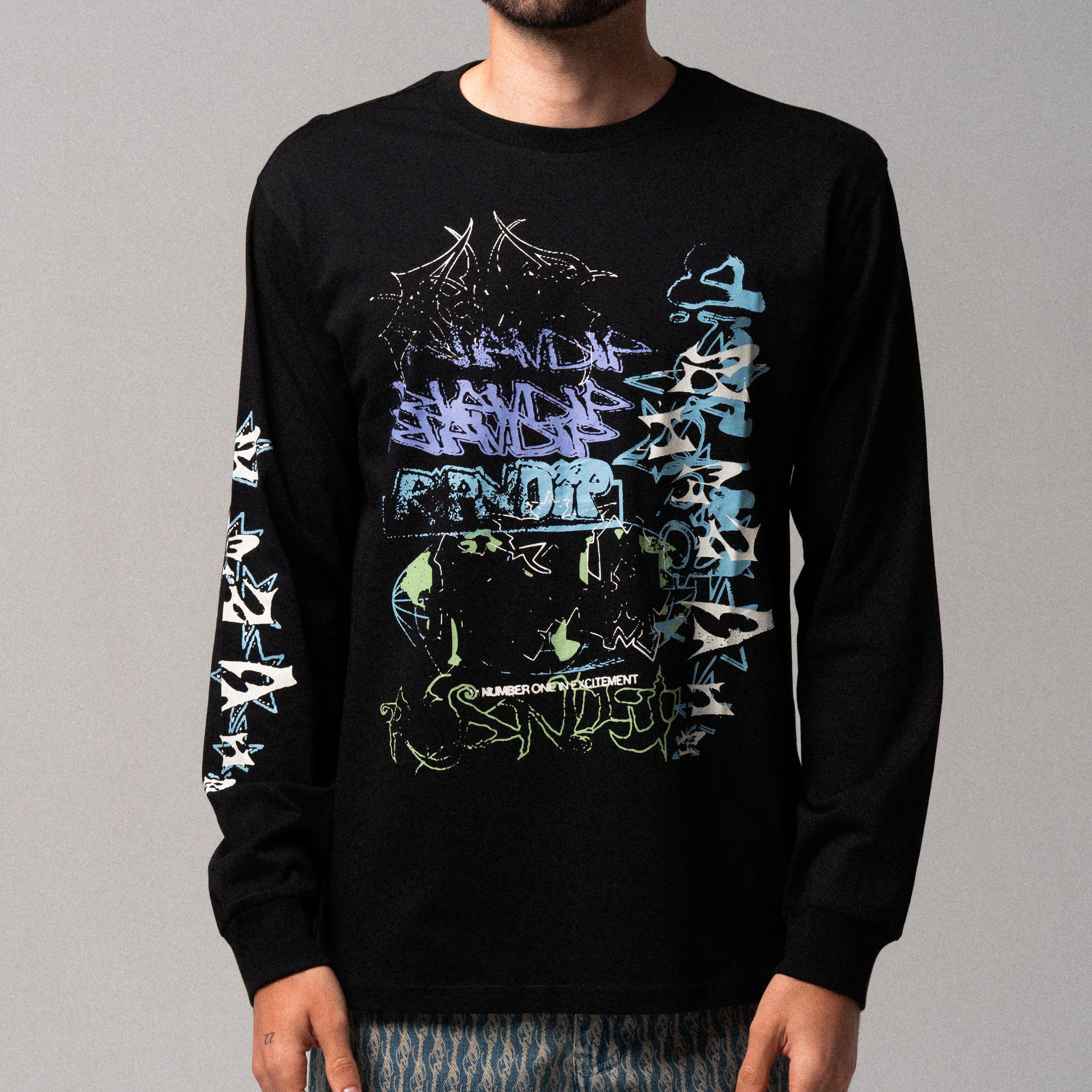 RIPNDIP World Wide Madness Long Sleeve (Black)
