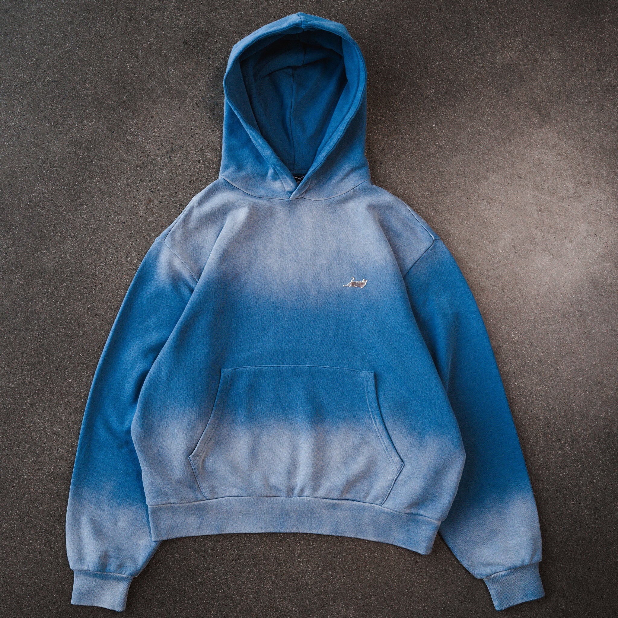 RIPNDIP Castanza Hoodie (Light Blue Faded Wash)