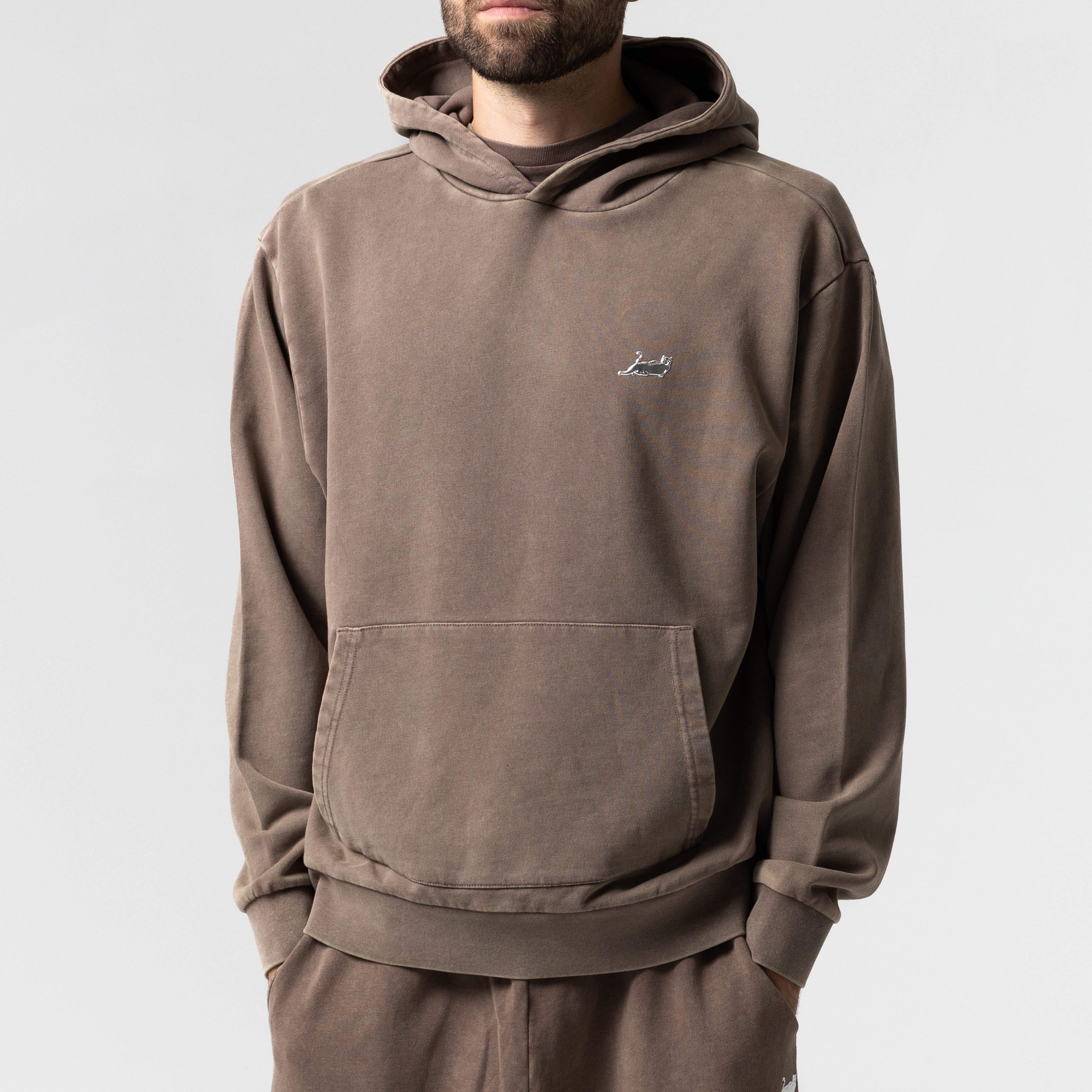 RIPNDIP Castanza Hoodie (Brown Vintage Wash)