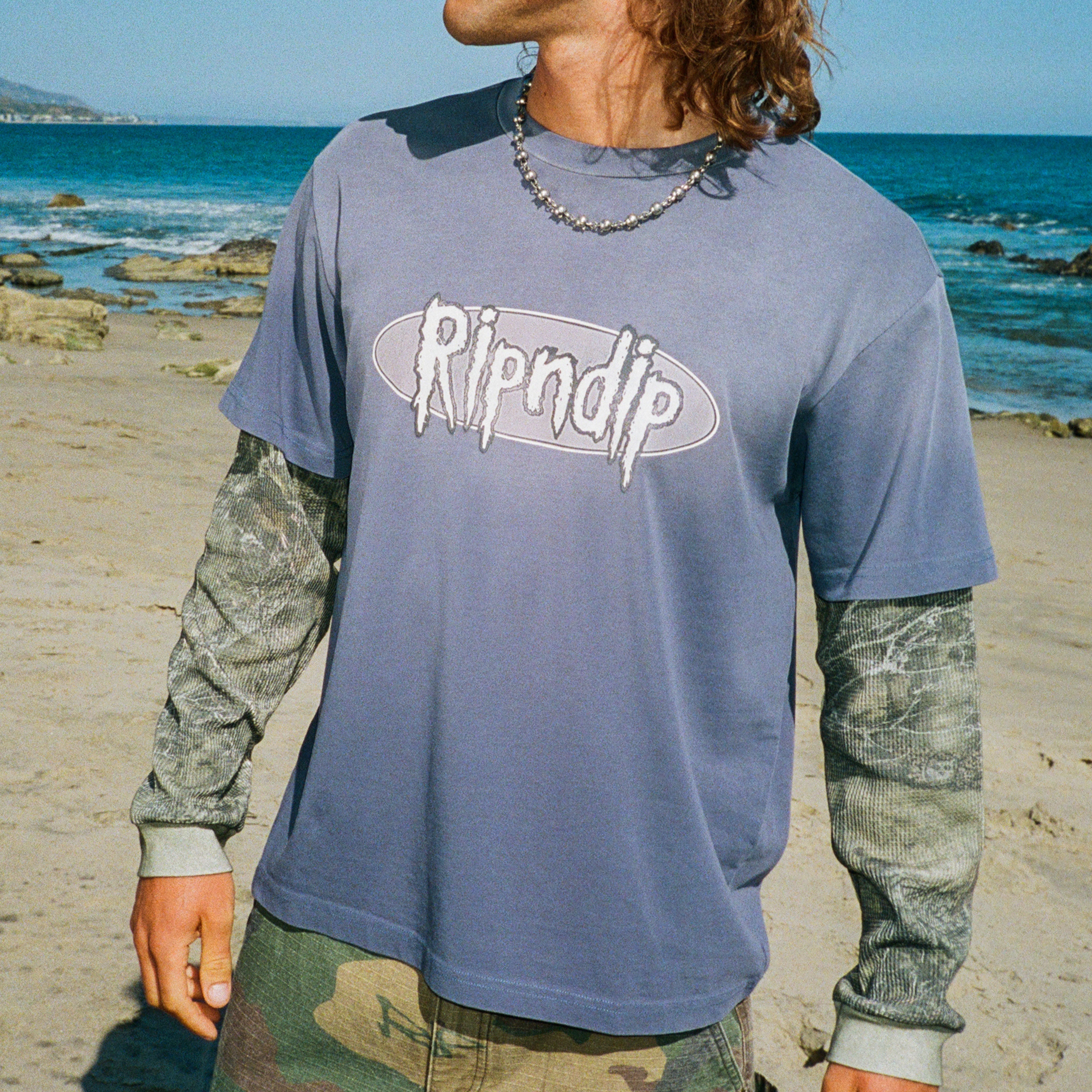 RIPNDIP Sic Double Long Sleeve (Slate / Camo)