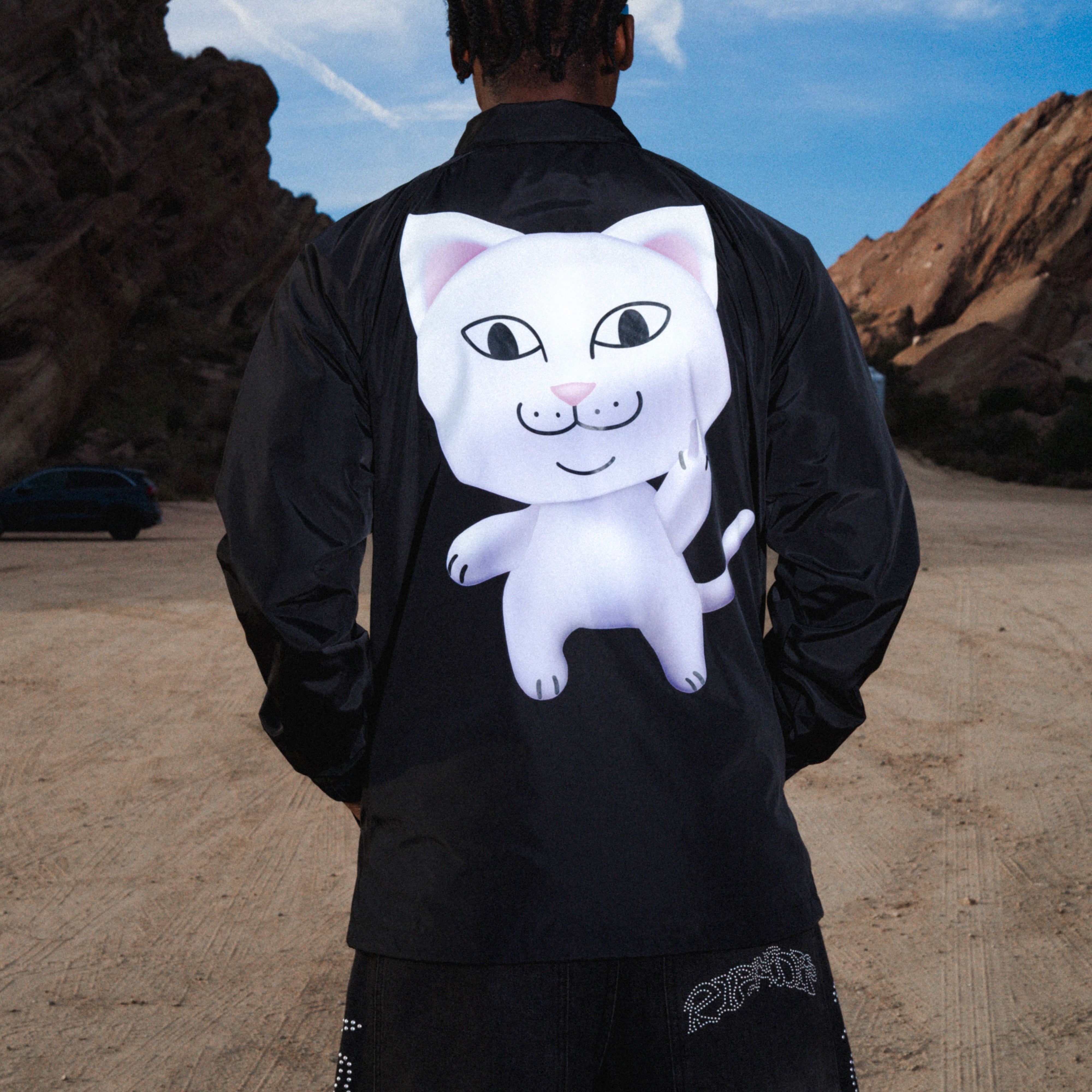 RIPNDIP Nermii Coaches Jacket (Black)
