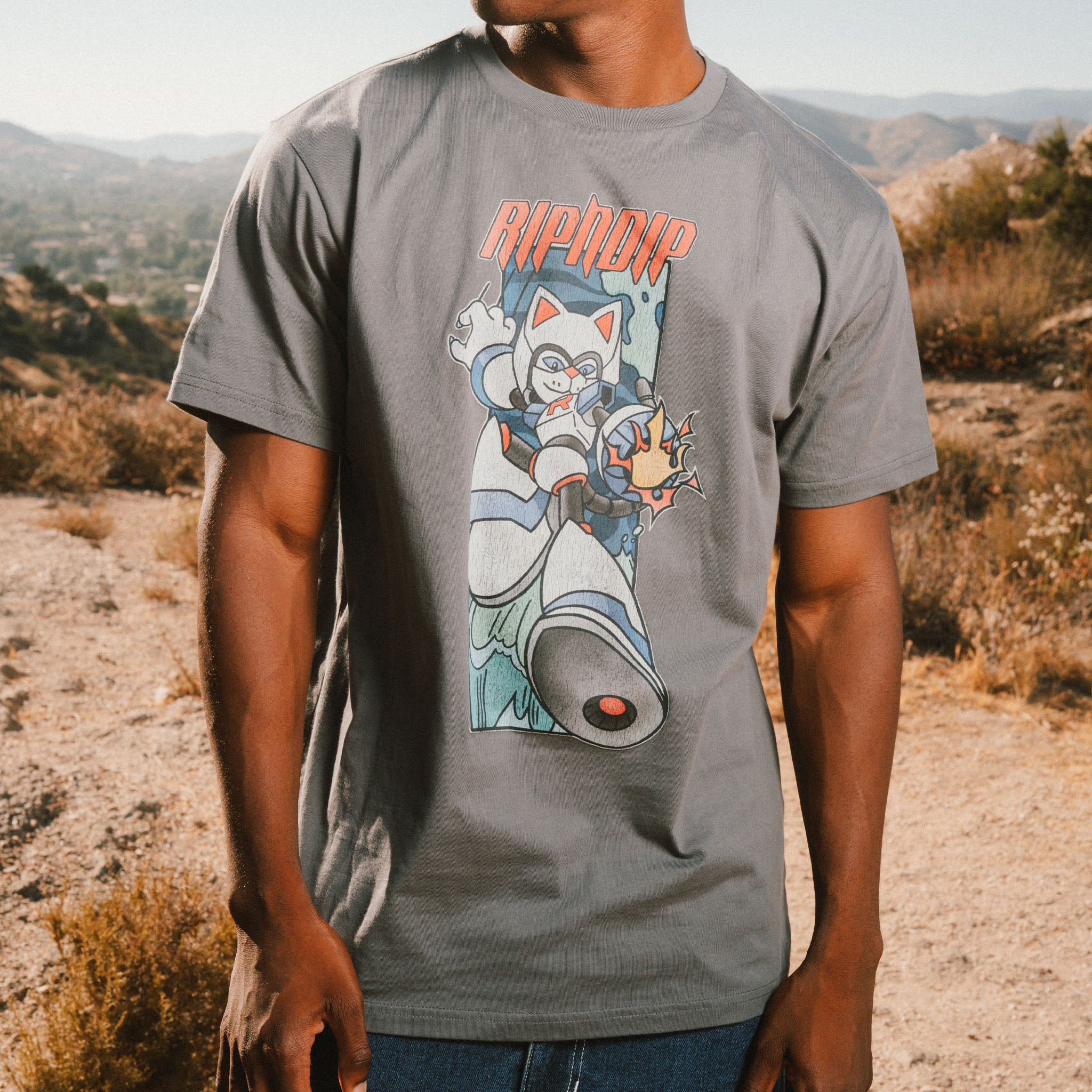 Rokkunerm Tee (Charcoal)