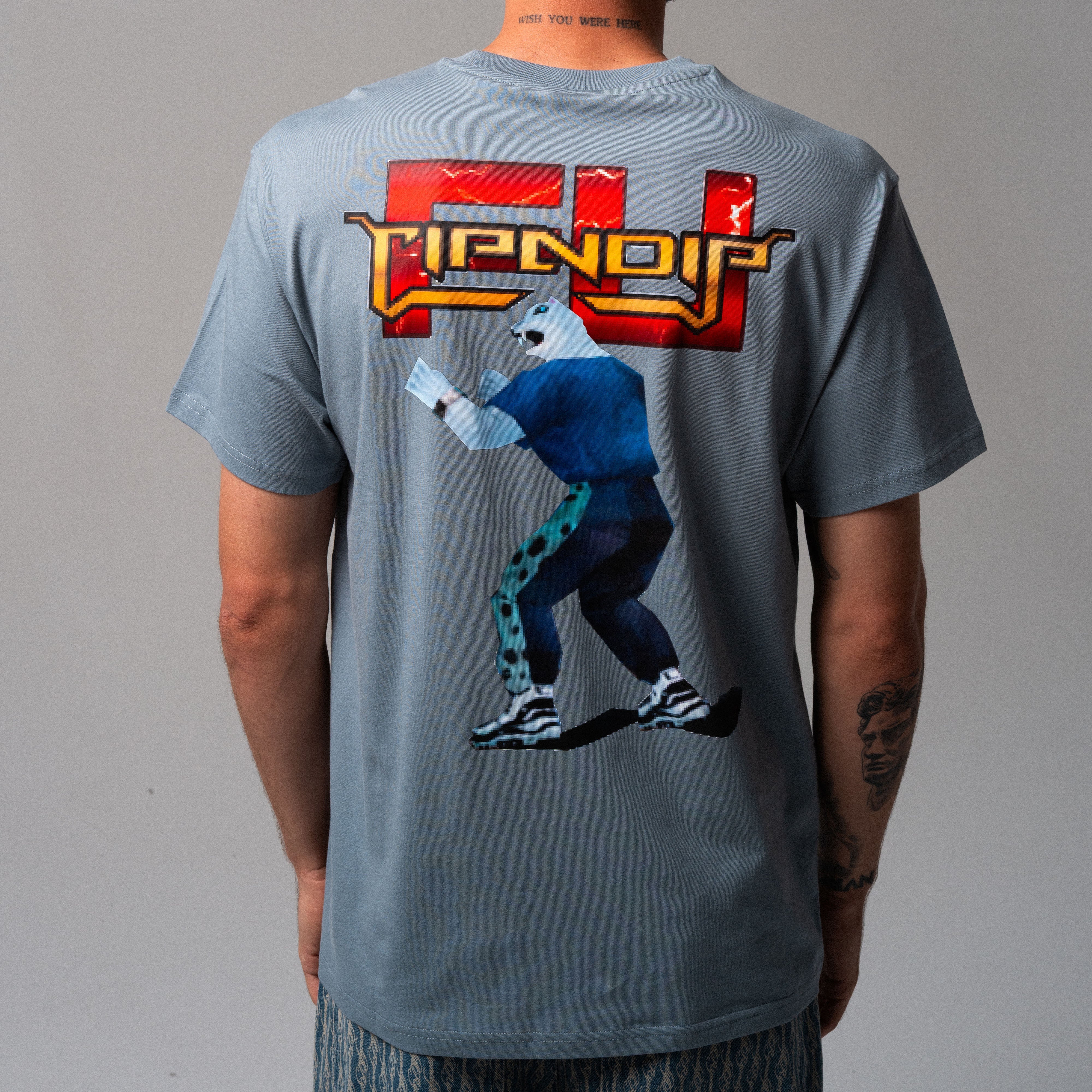 RIPNDIP Fight Tee (Dusty Slate)