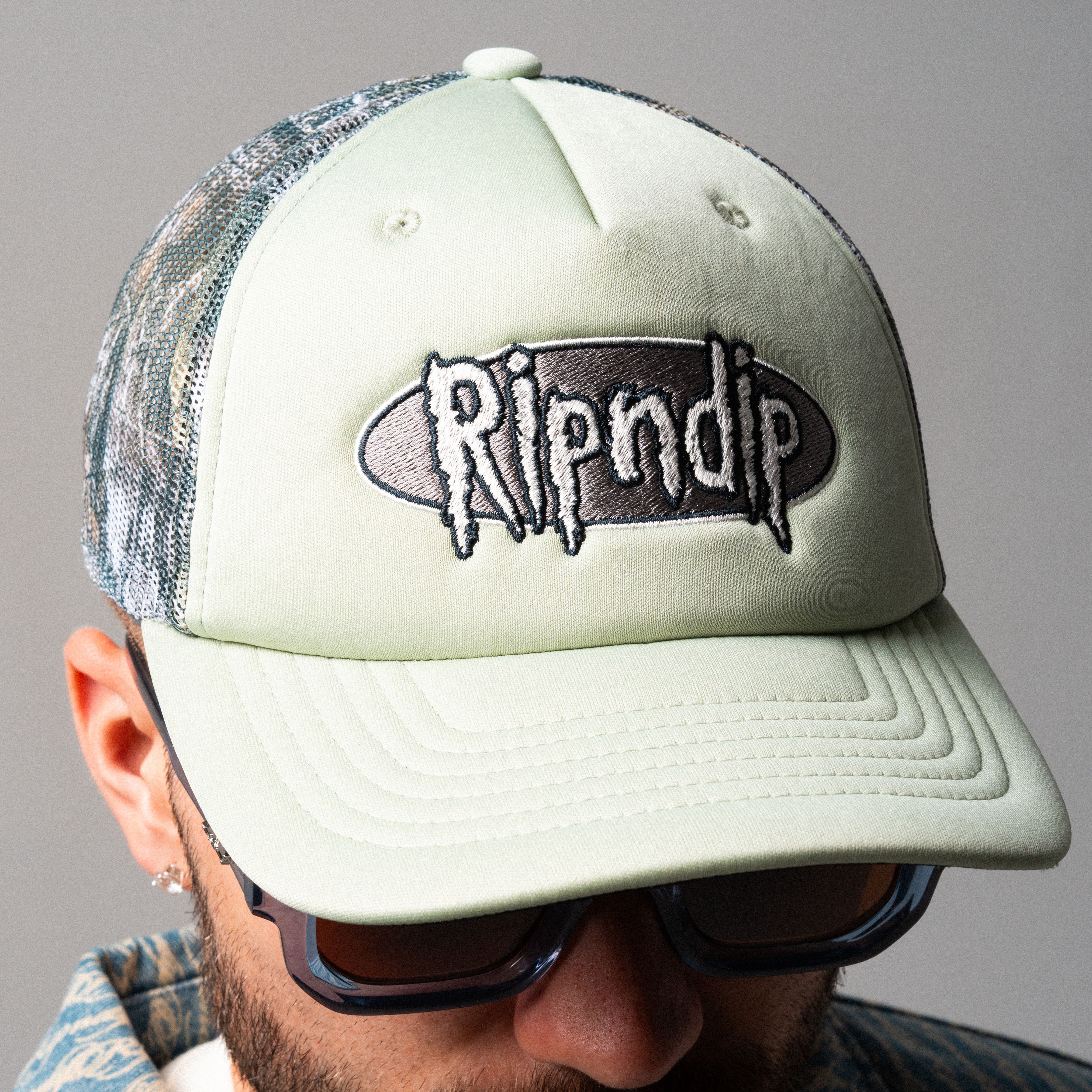 RIPNDIP Sic Trucker Hat (Sage)