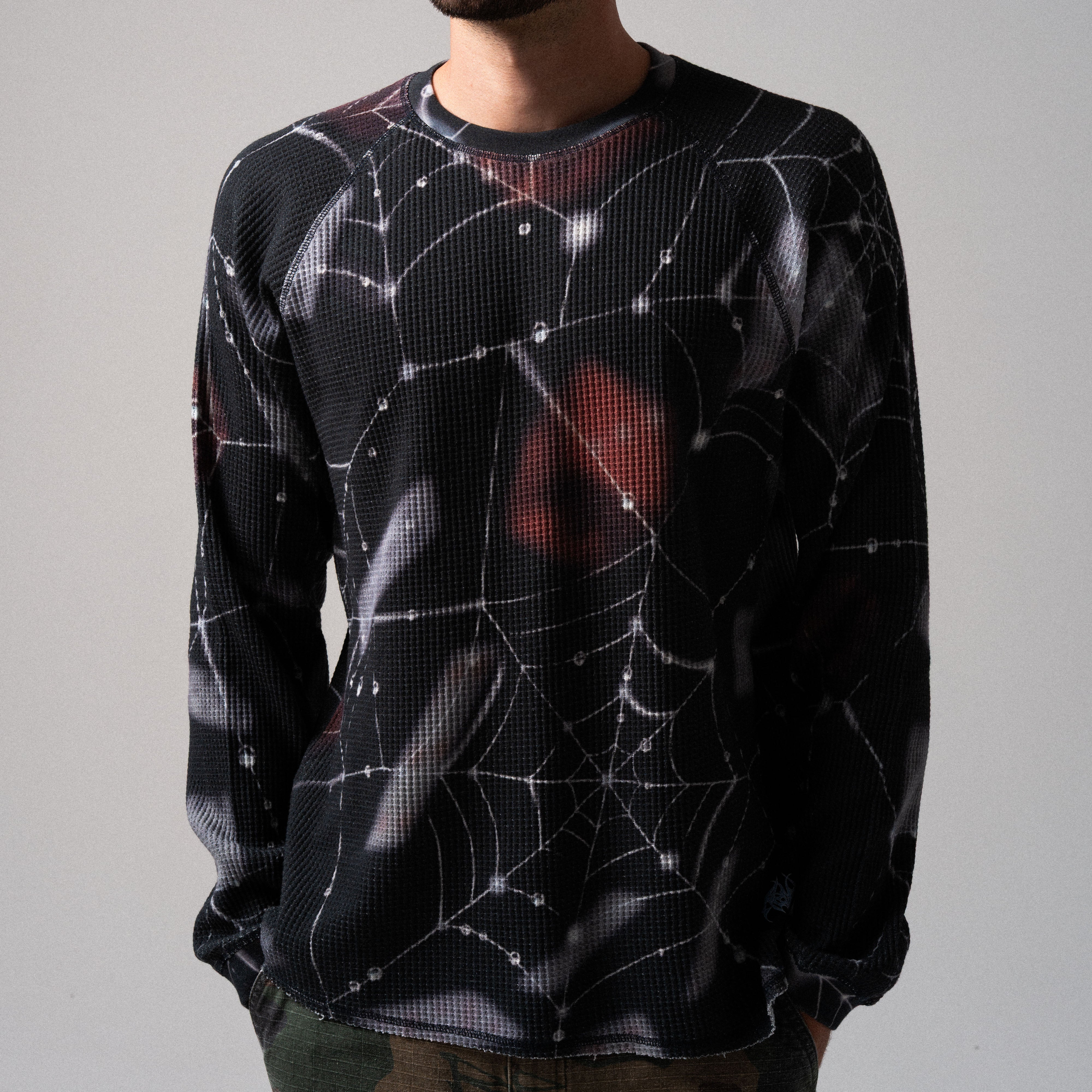 RIPNDIP Redemption Waffle Knit Long Sleeve (Black)