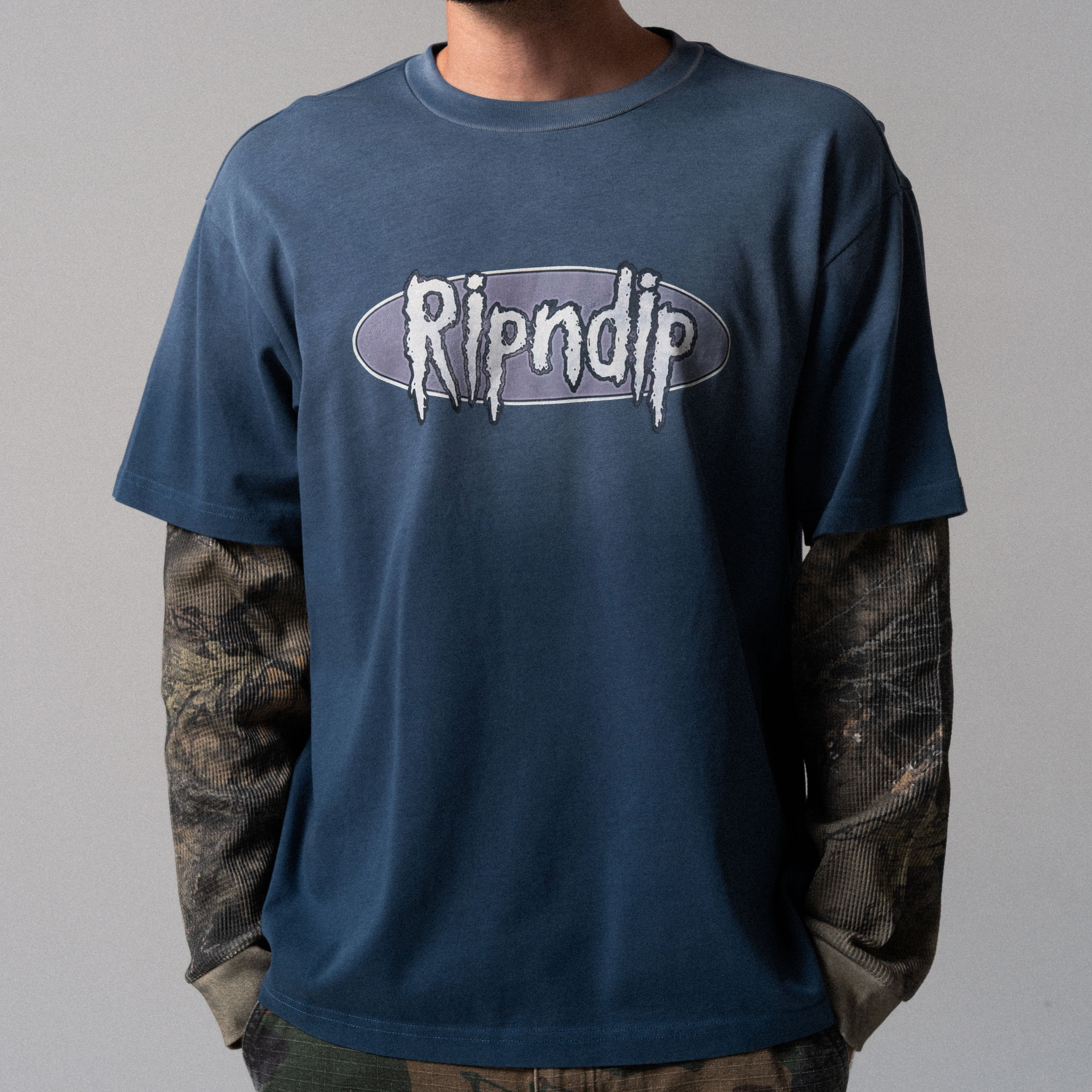 RIPNDIP Sic Double Long Sleeve (Slate / Camo)